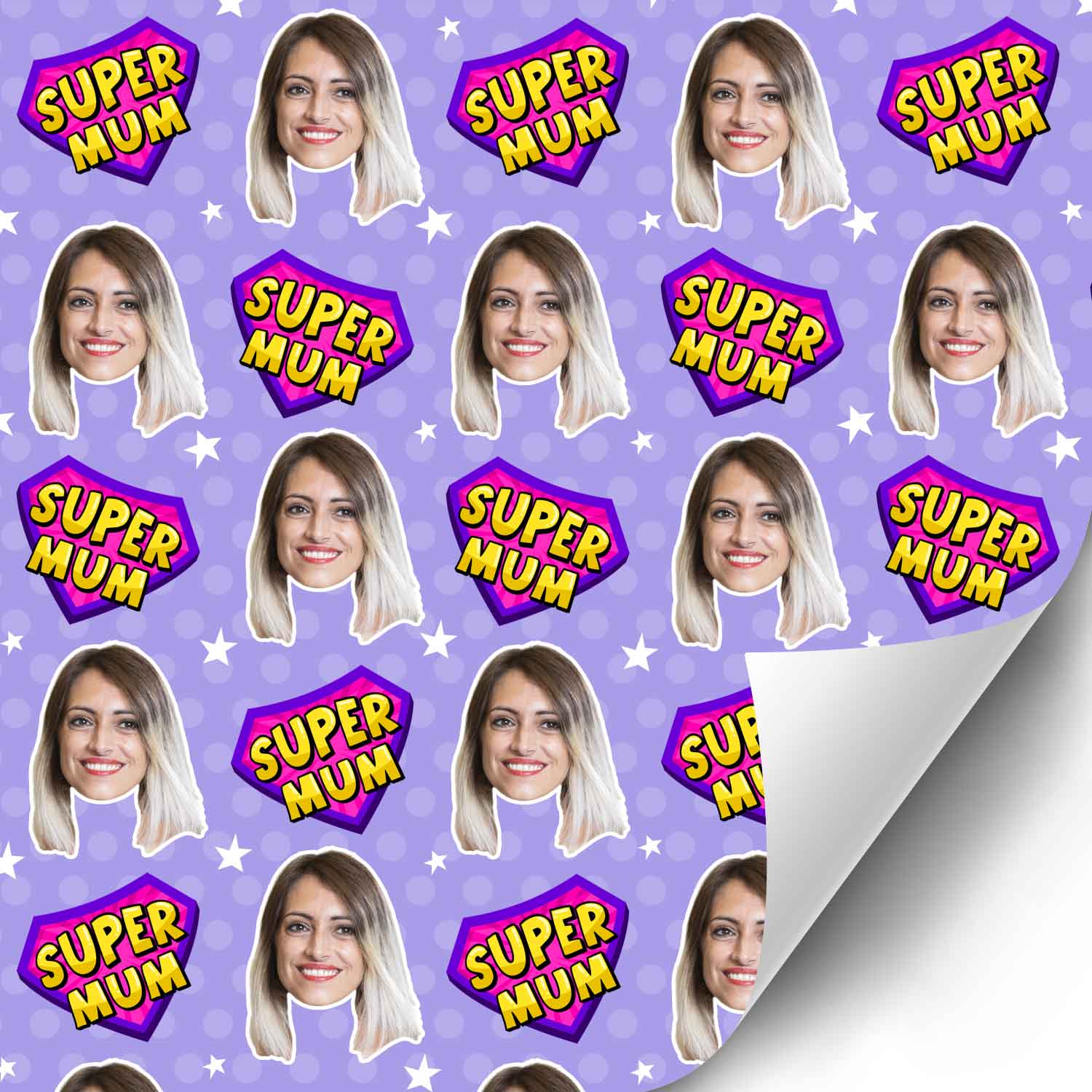 Super Mum Personalised Wrapping Paper