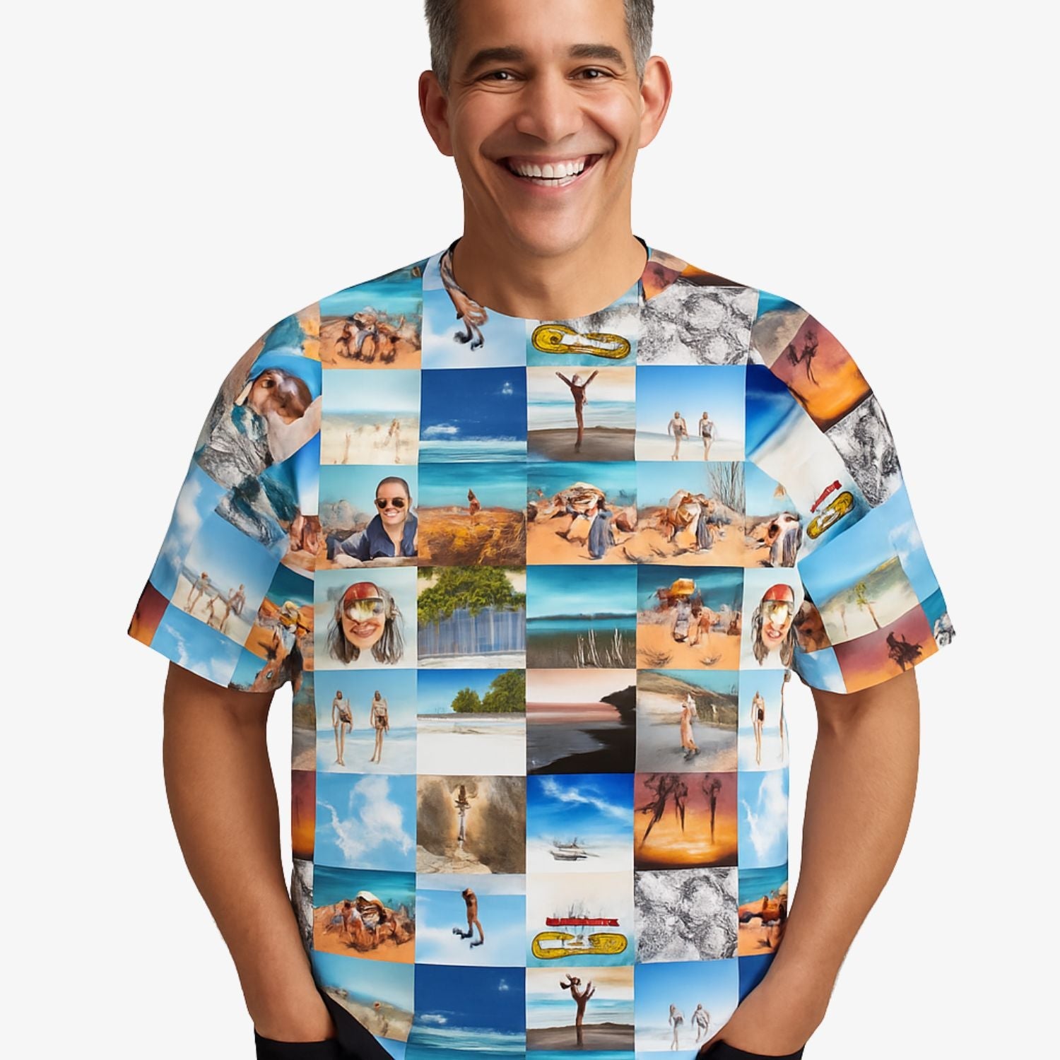 Photo Collage Custom T-Shirt