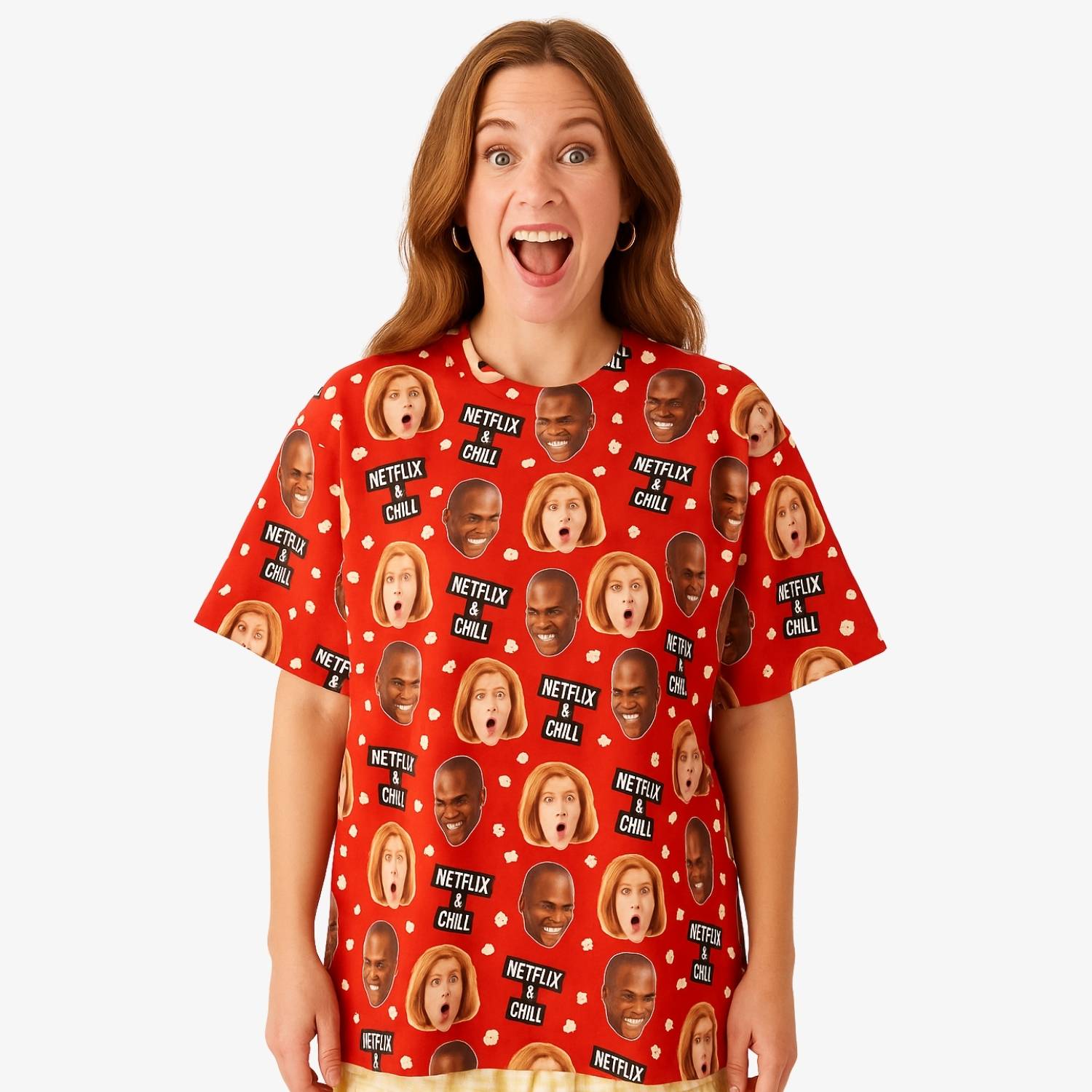 Netflix and Chill Custom T-Shirt