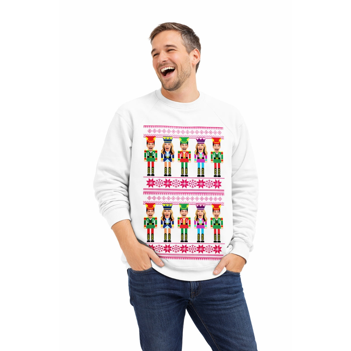 Nordic Nut Crackers Christmas Jumper