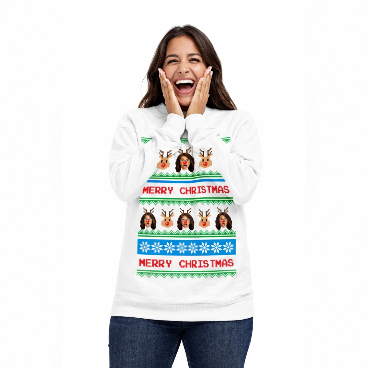 Nordic Reindeers Christmas Jumper