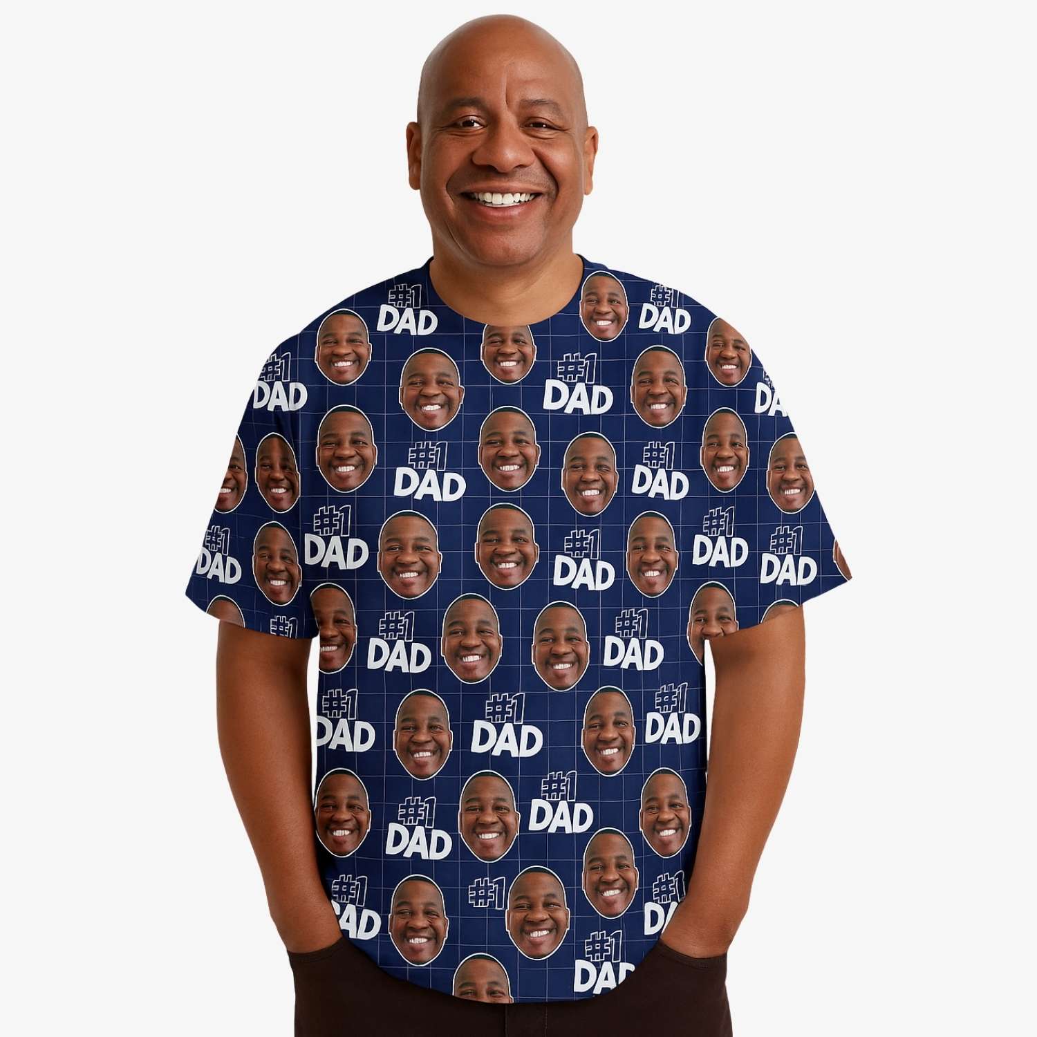 Number 1 Dad Custom T-Shirt