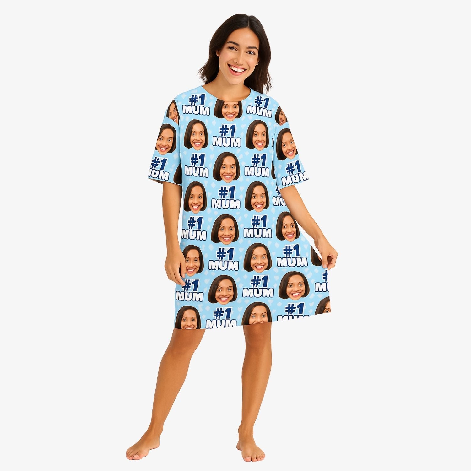 Number 1 Mum Custom Sleep Tee