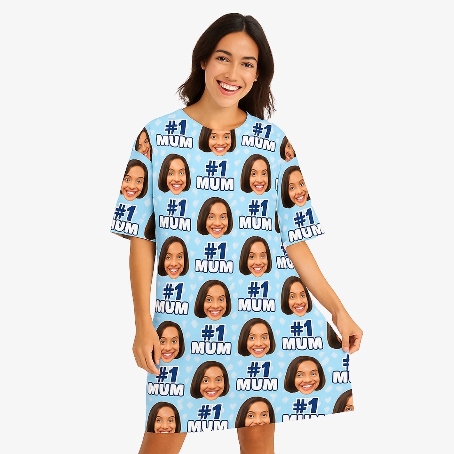 Number 1 Mum Custom Sleep Tee