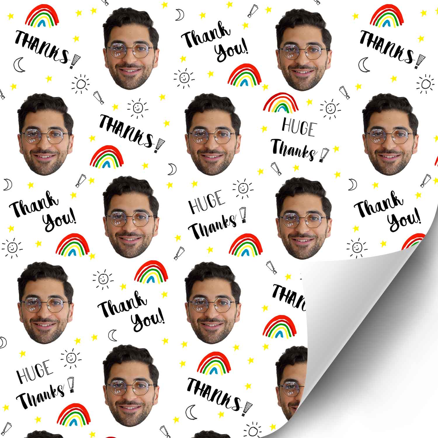 Thank You Teacher Personalised Wrapping Paper