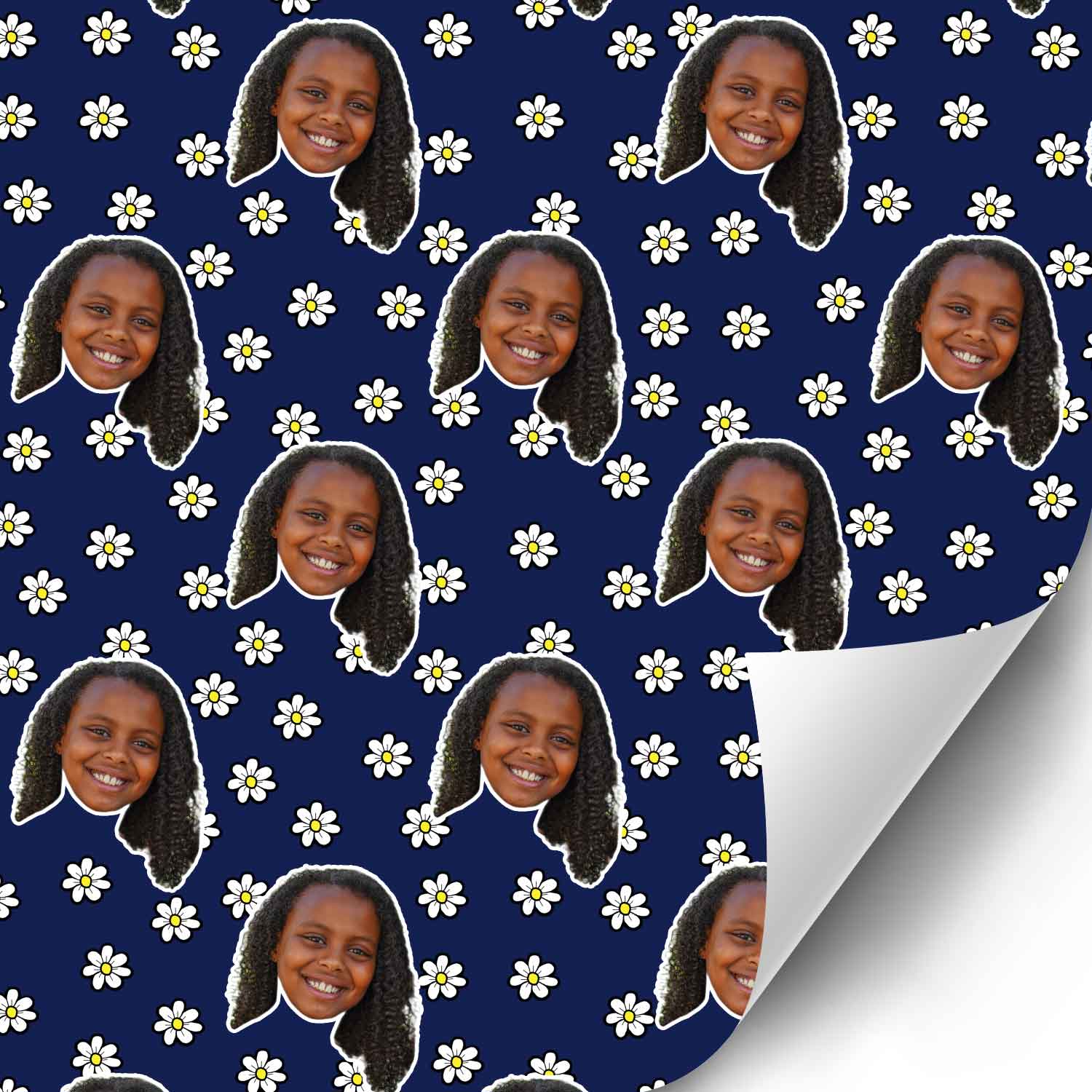 Your Face Daisies Wrapping Paper