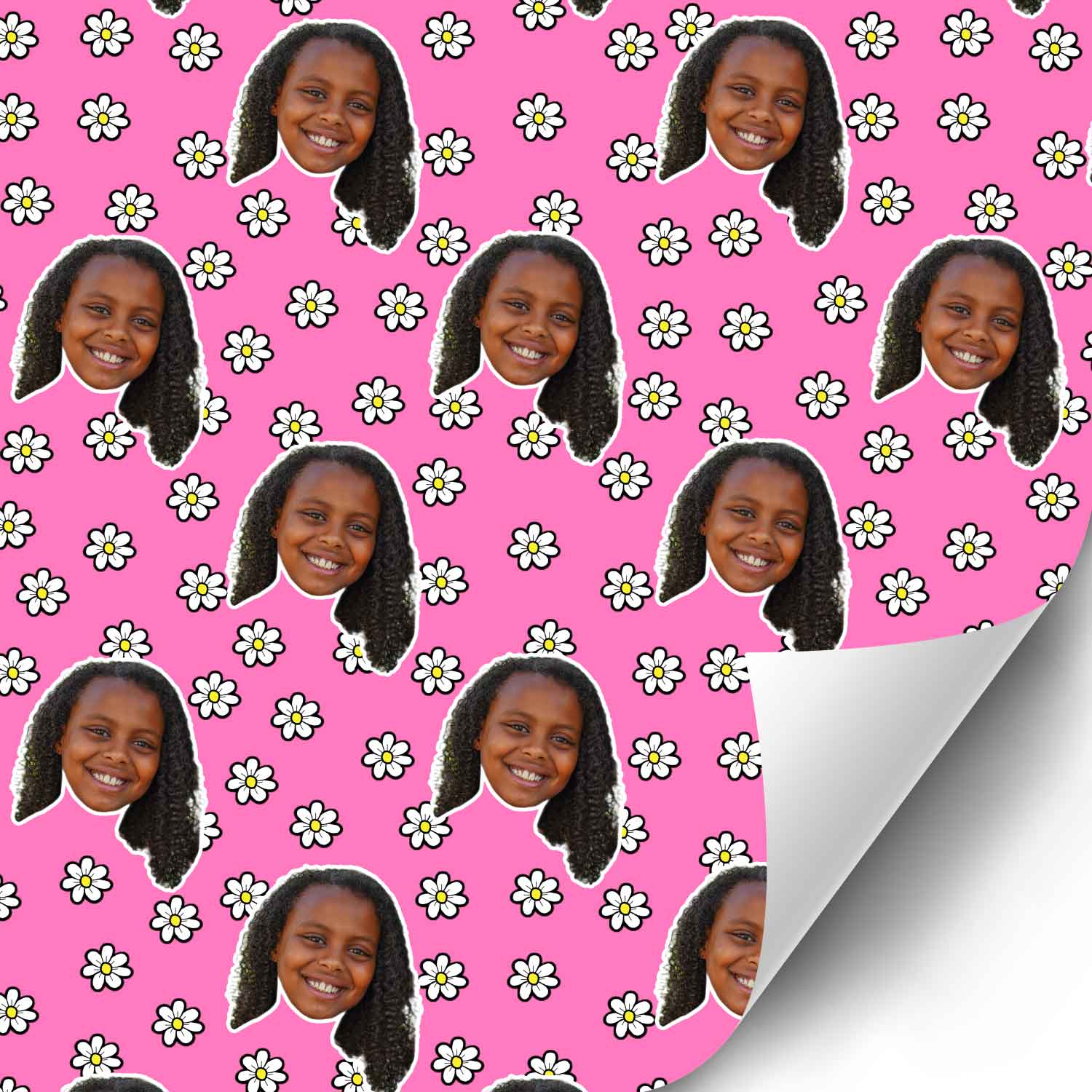 Your Face Daisies Wrapping Paper