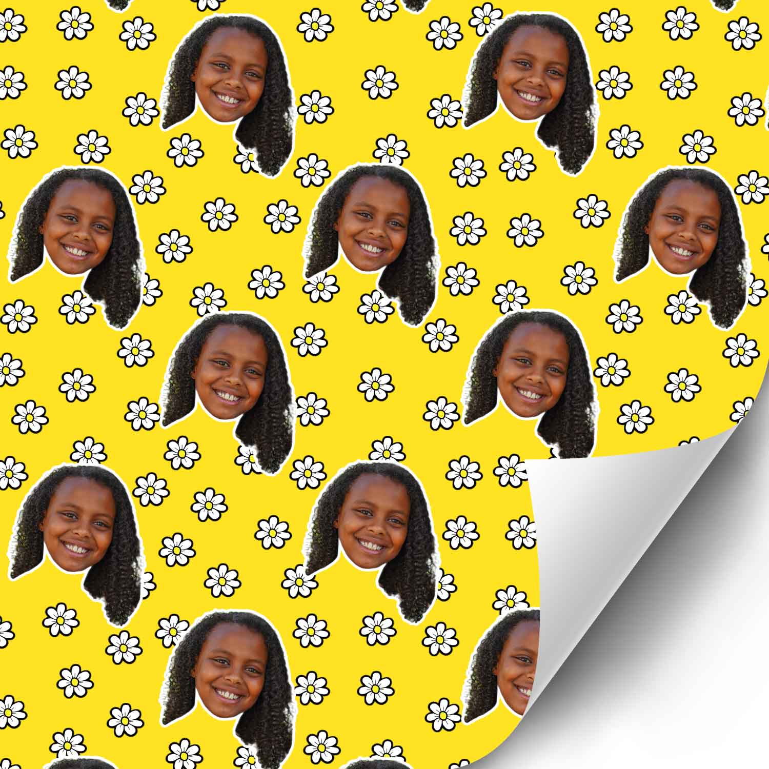 Your Face Daisies Wrapping Paper