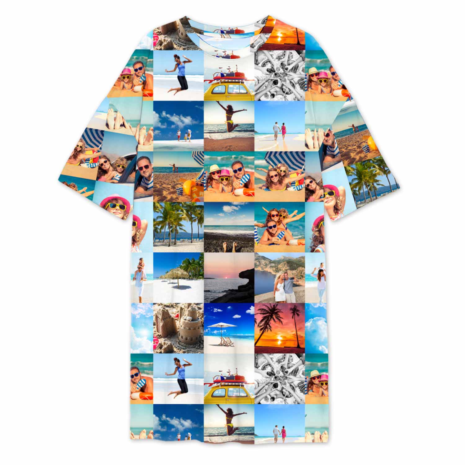 Photo Collage Custom Sleep Tee