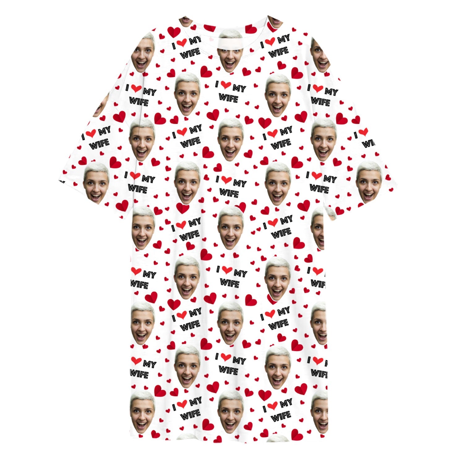 I Love My Wife Custom Sleep Tee