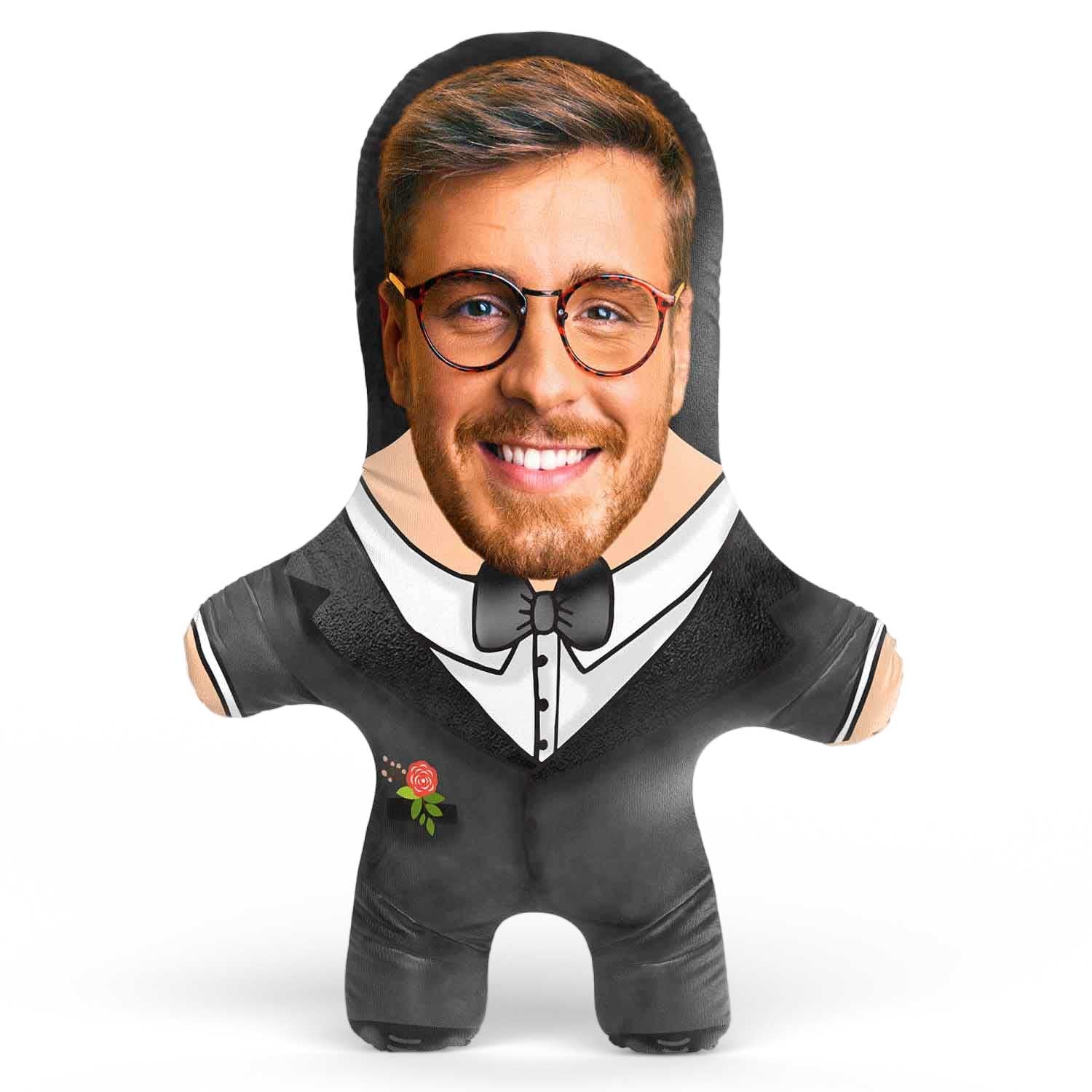 Groom Face Pillow Doll