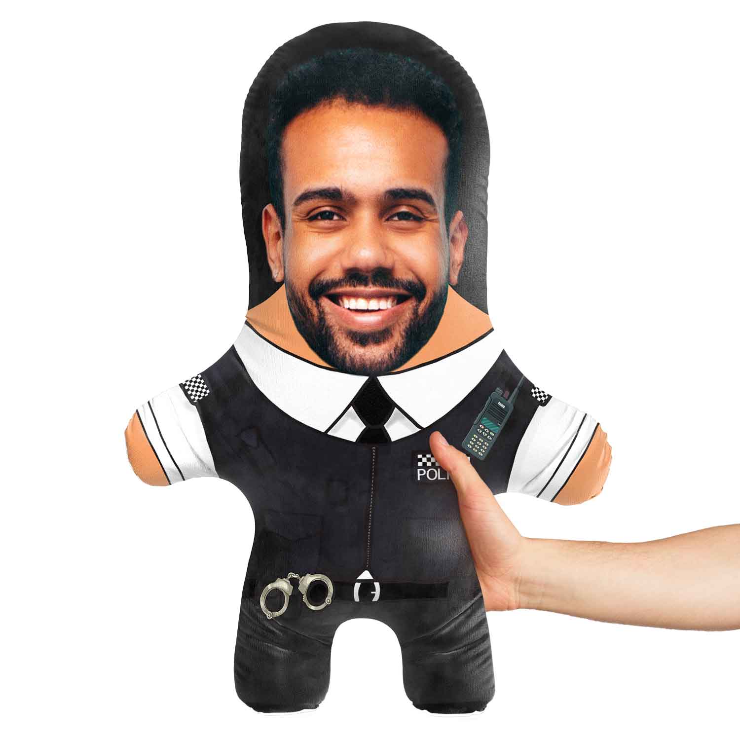 Police Face Pillow Doll