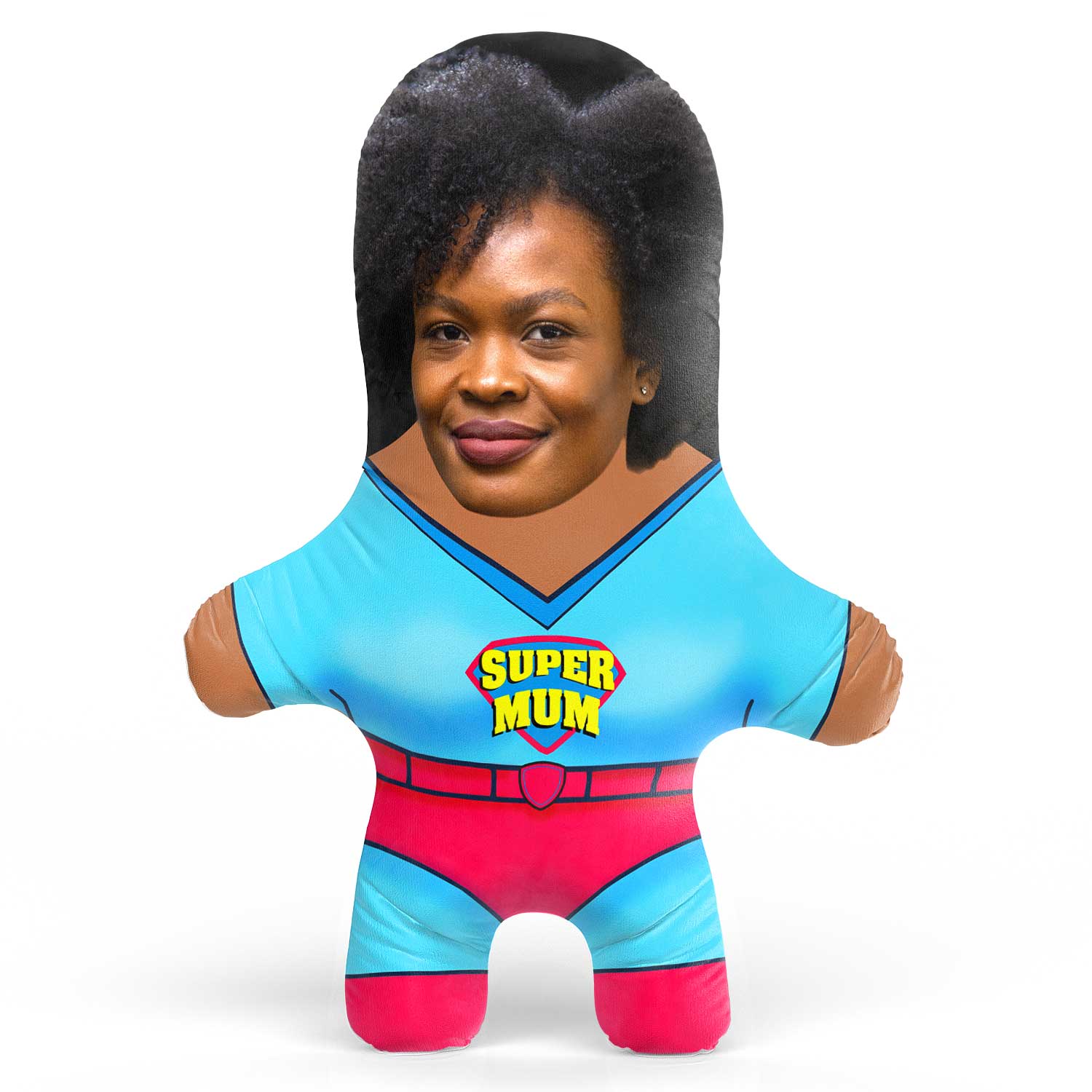 Super Mum Face Pillow Doll