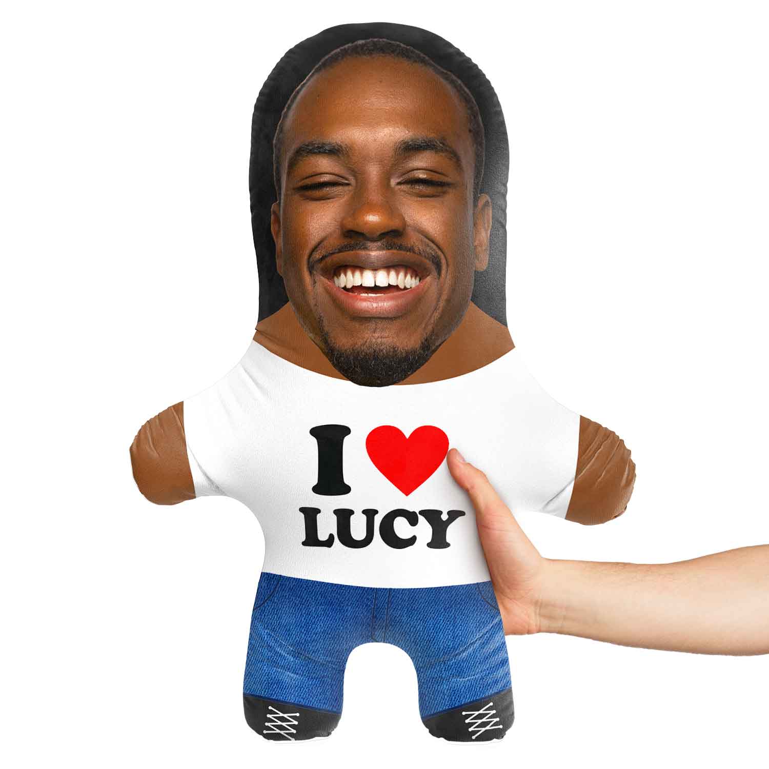 I Love Face Pillow Doll