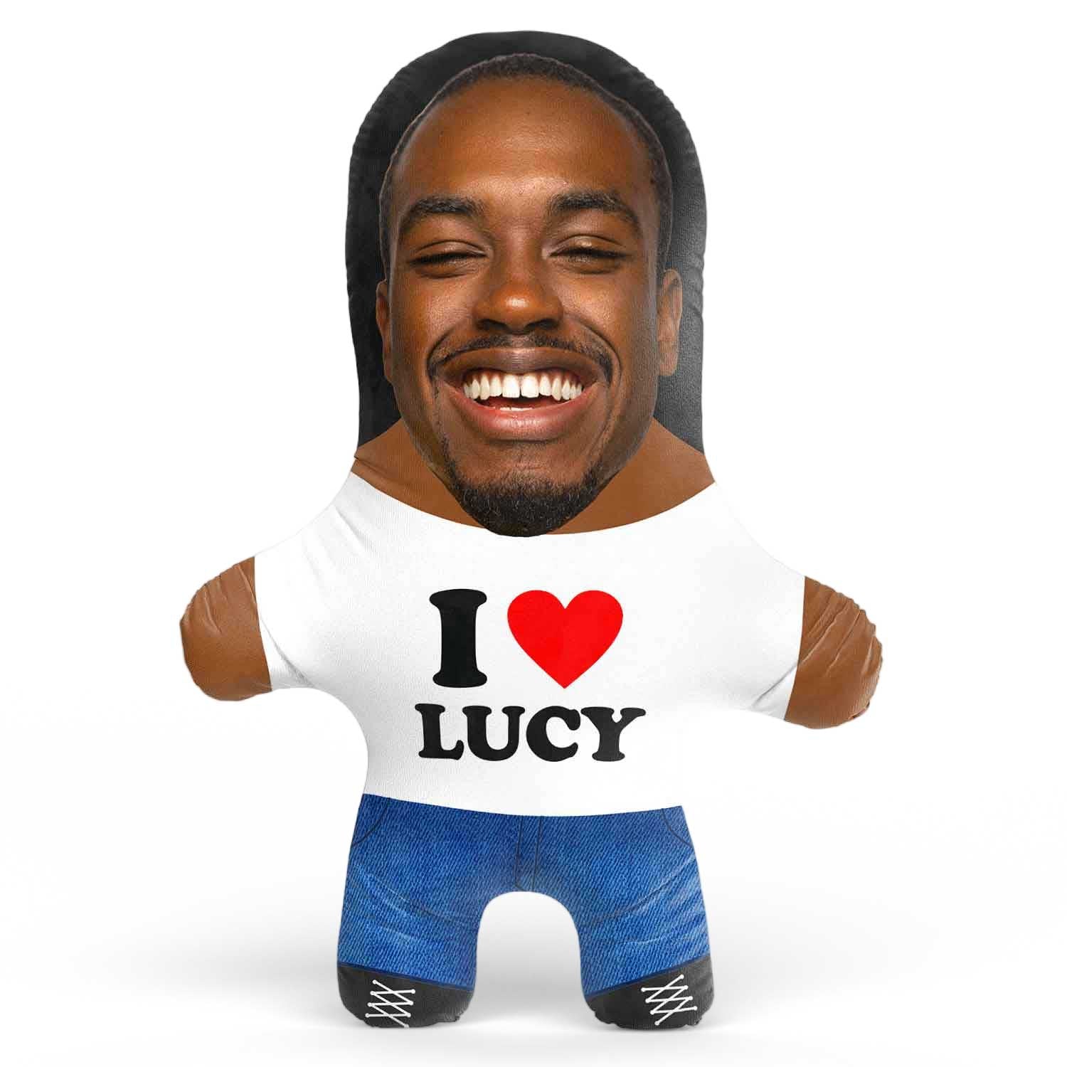 I Love Face Pillow Doll