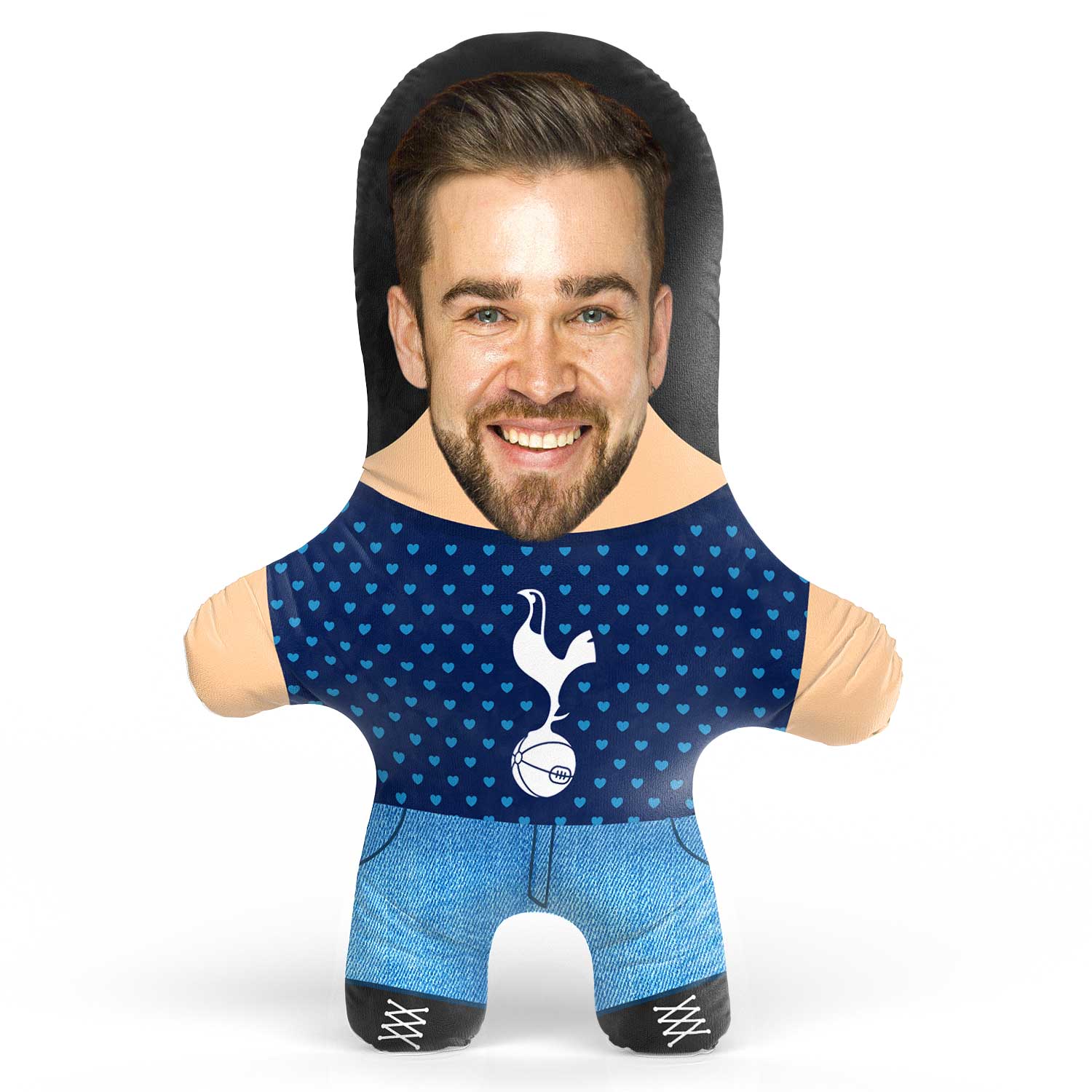 Spurs Love Face Pillow