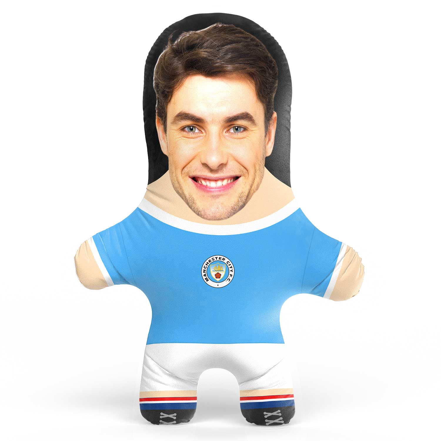 Man City 1972 Face Pillow