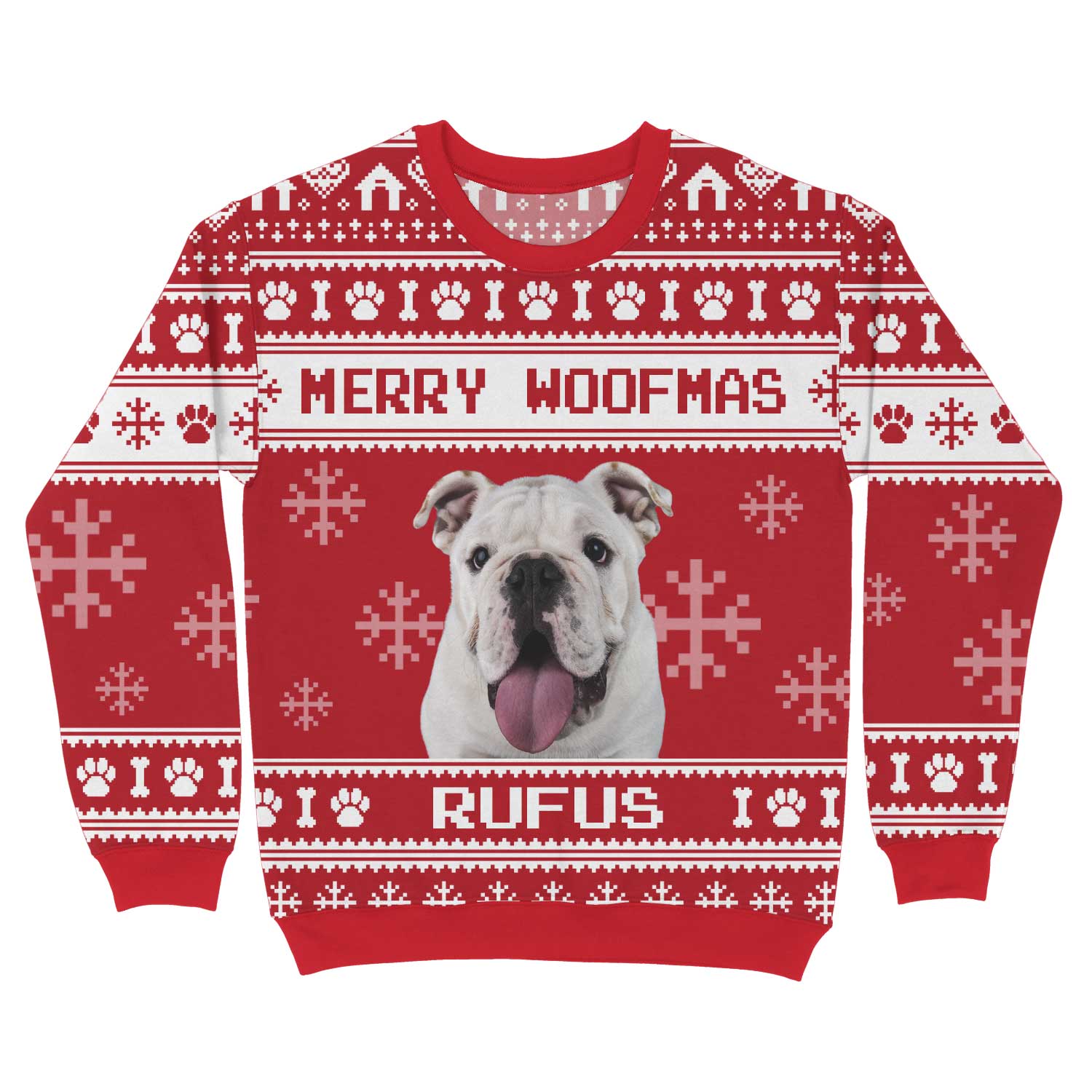 Merry Woofmas Funny Xmas Jumper