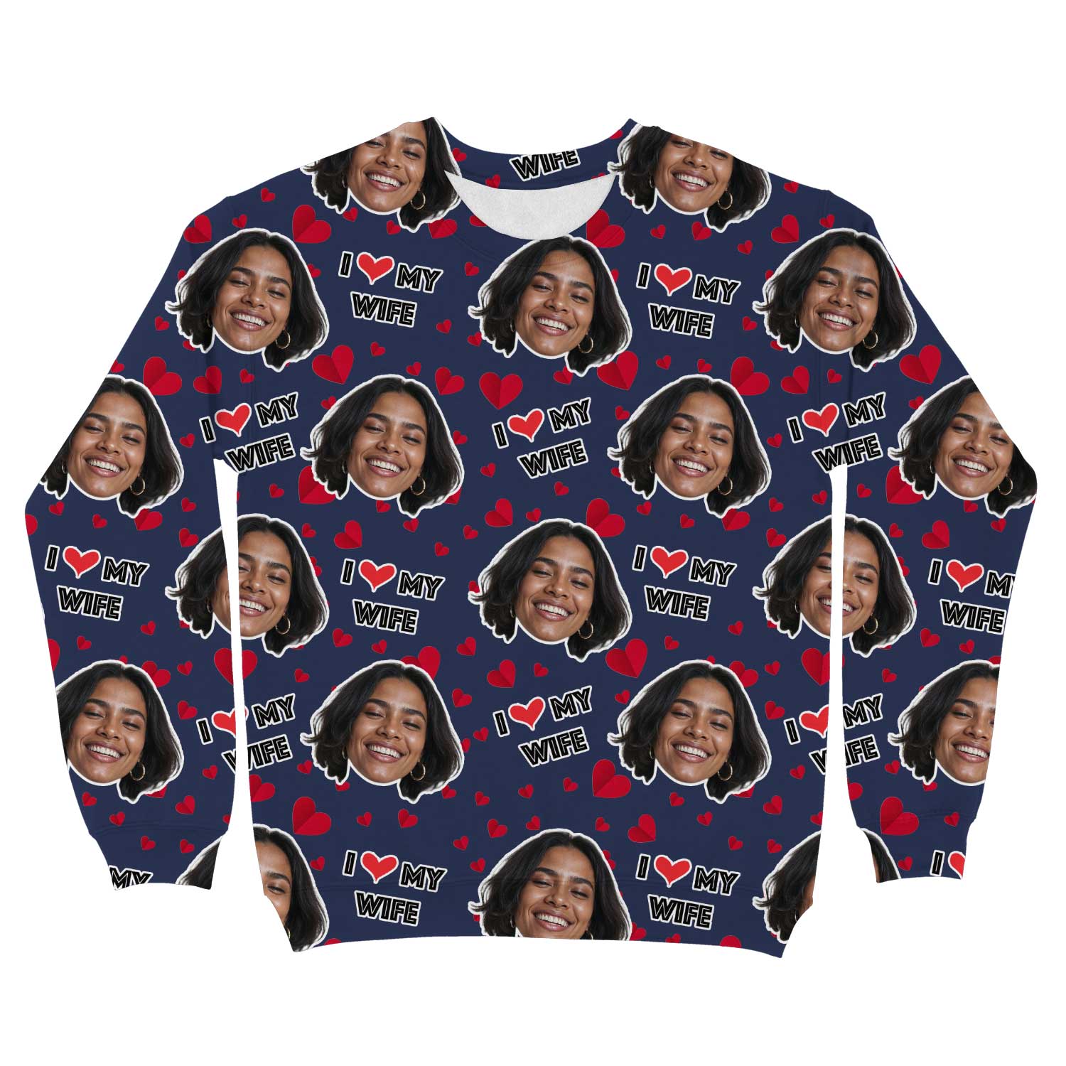 I Love My Wife Personalised Sweatshirt