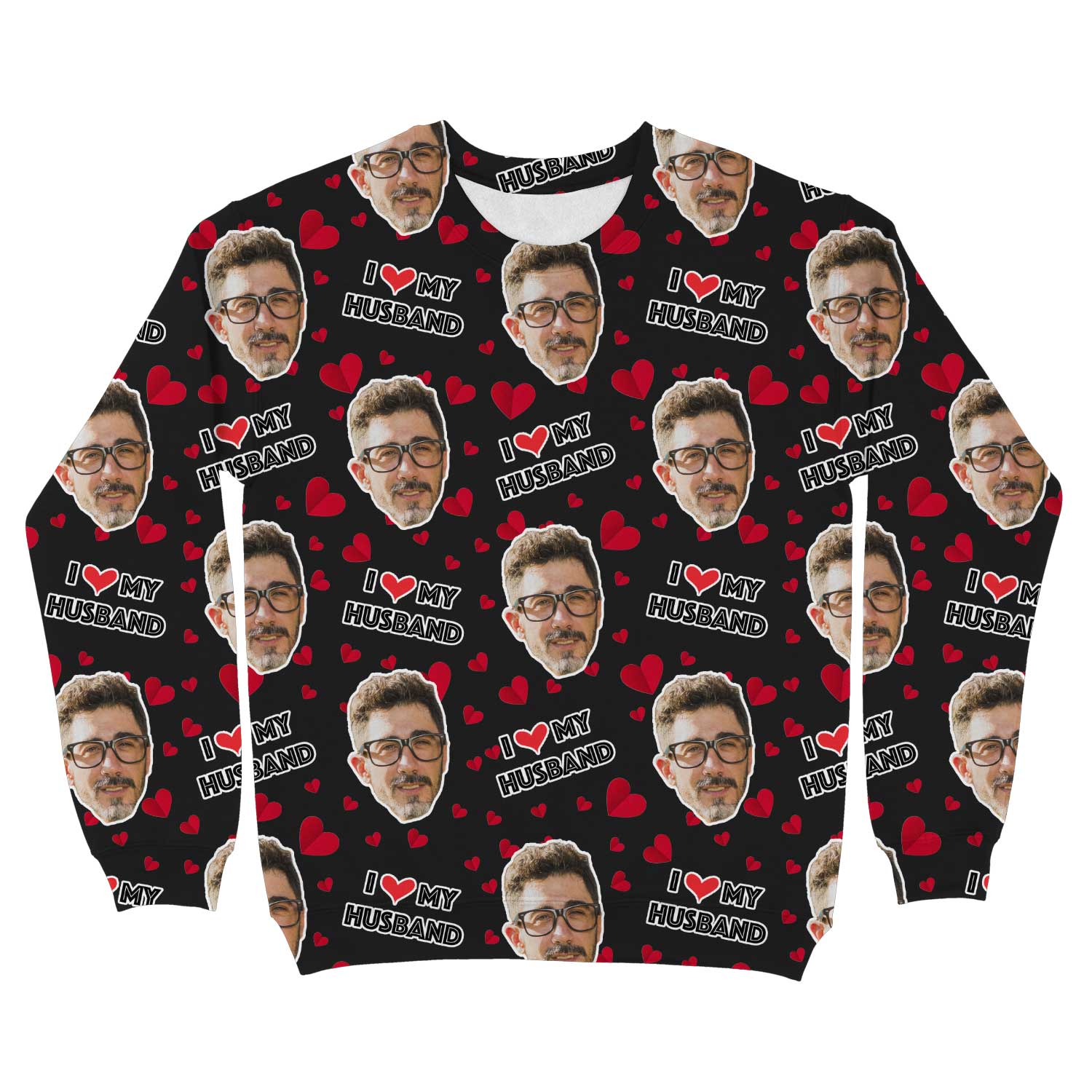 I Love My Husband Personalised Sweatshirt