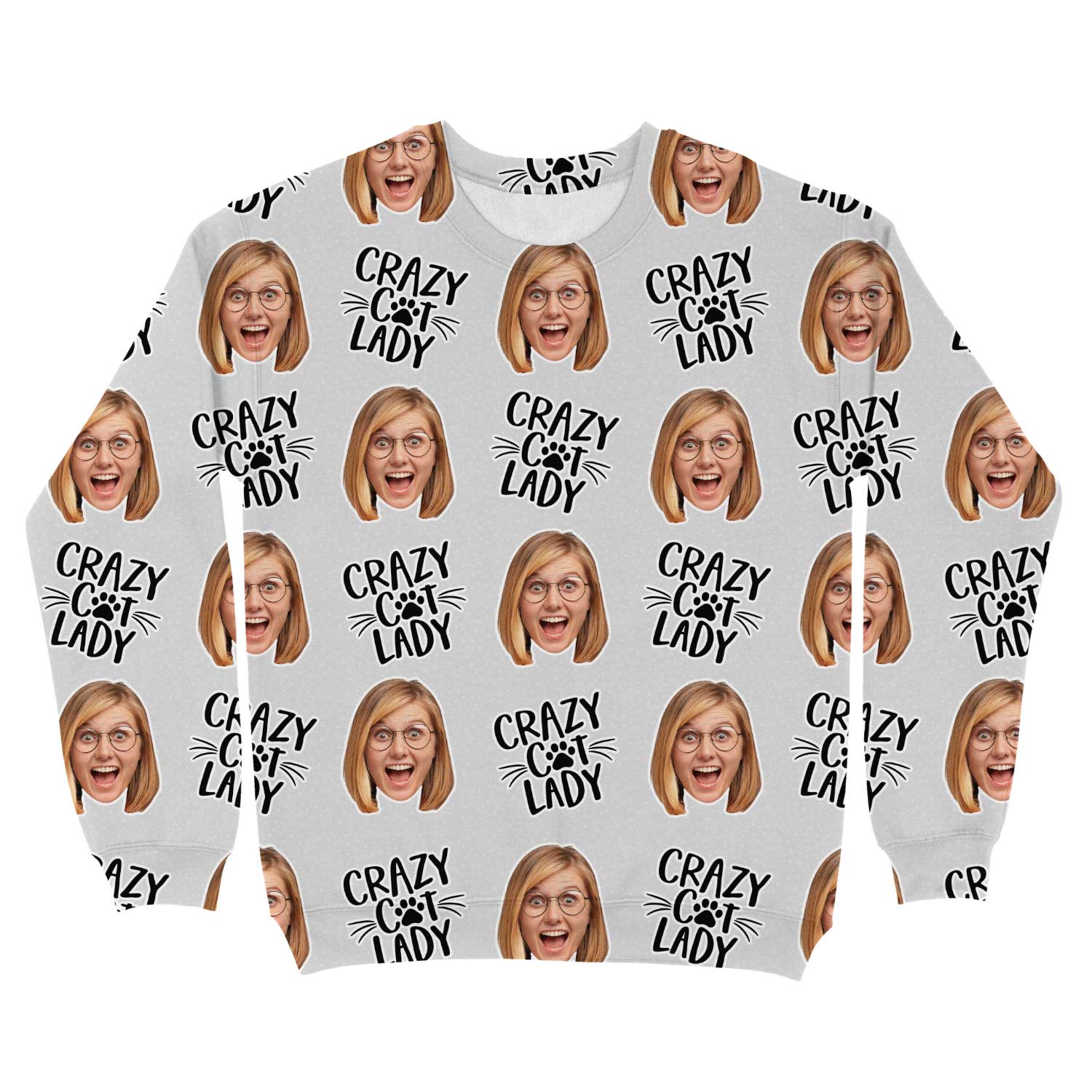 Crazy Cat Lady Personalised Sweatshirt