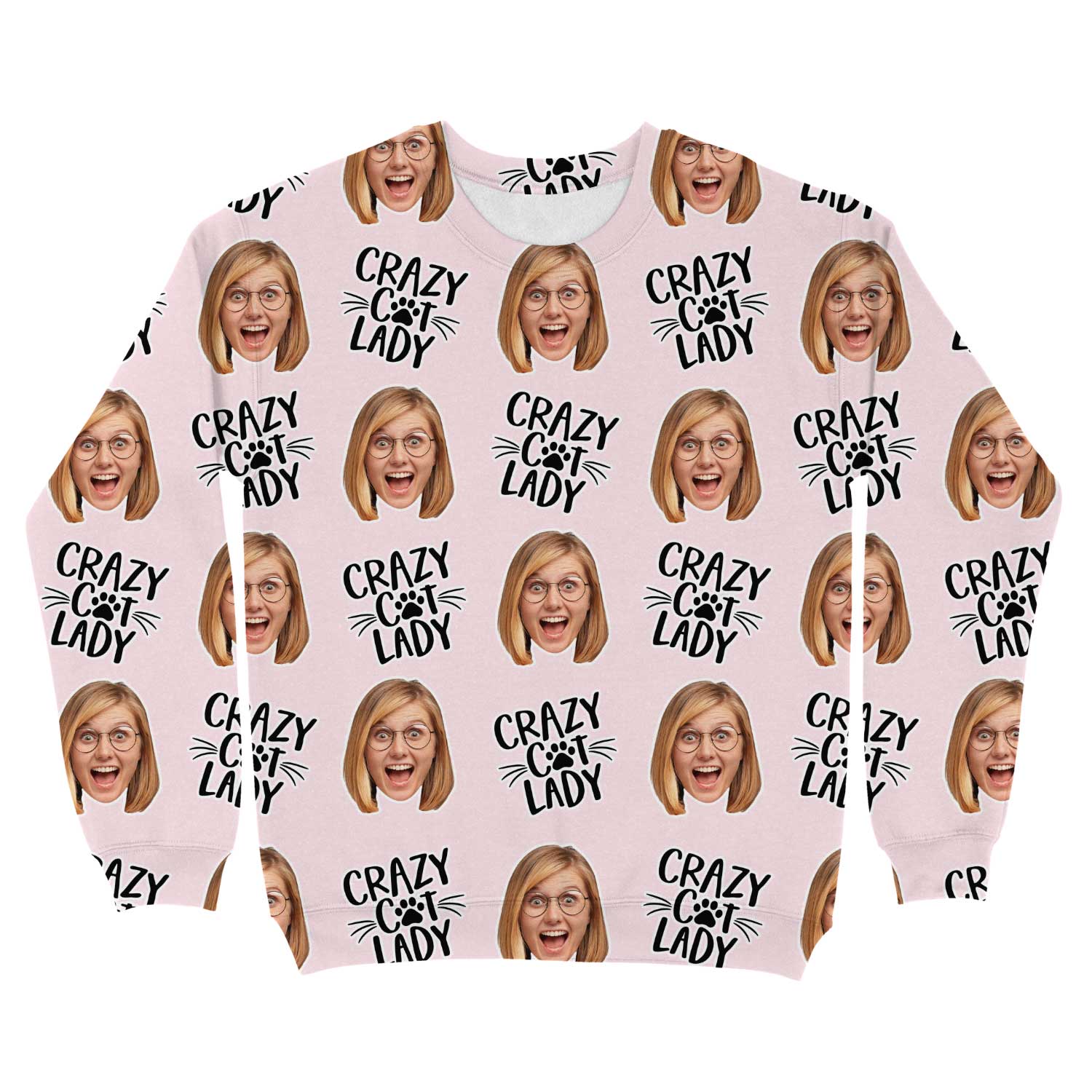 Crazy Cat Lady Personalised Sweatshirt