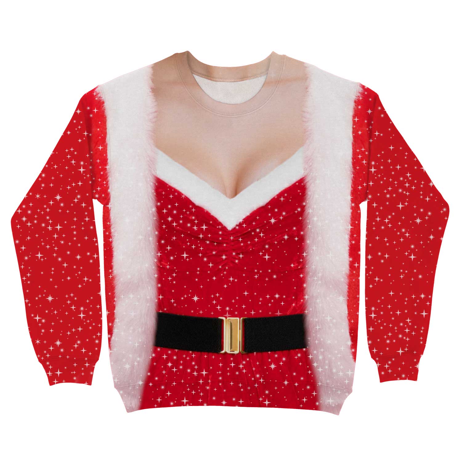 Sexy Lady Santa Christmas Jumper