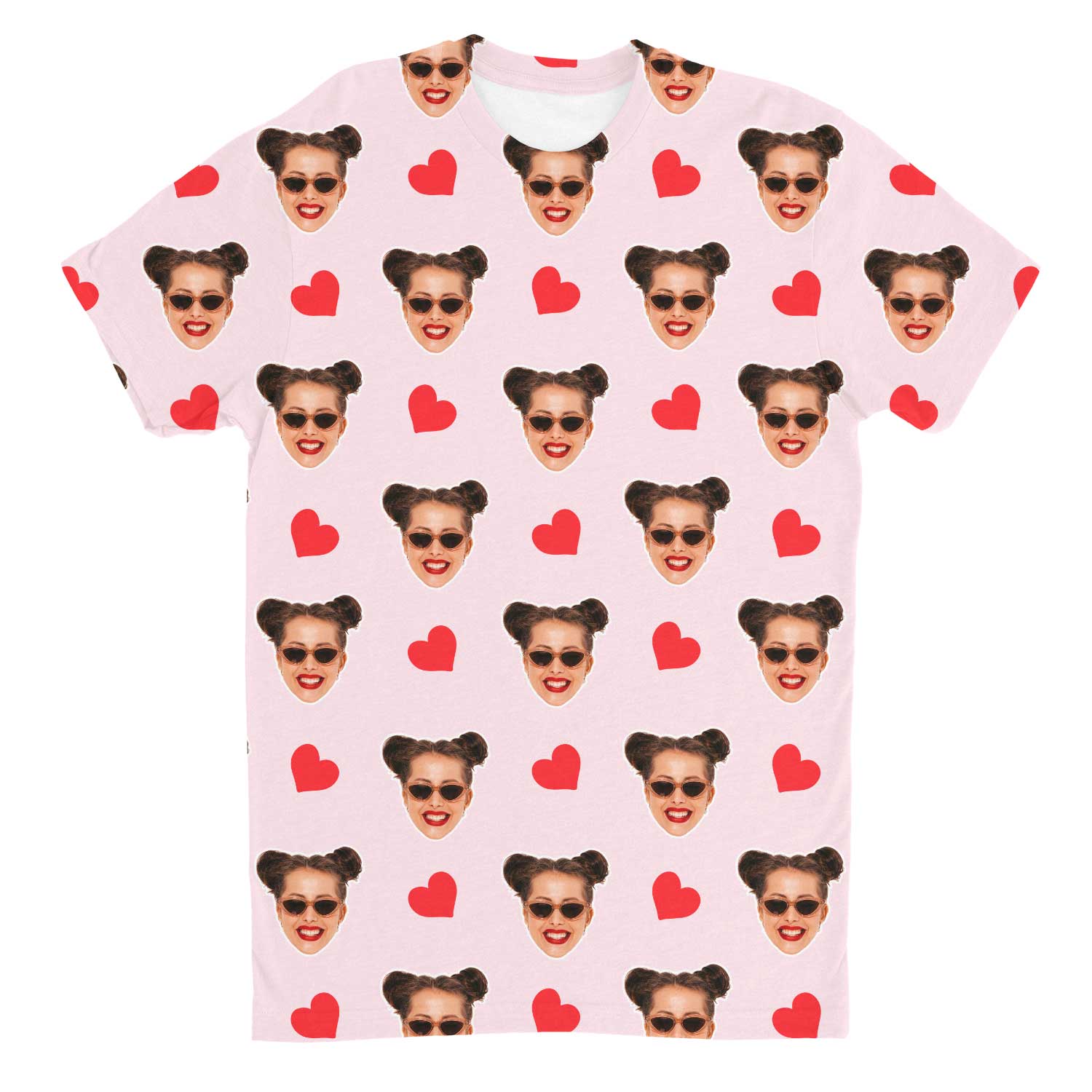 Red Hearts Custom T-Shirt