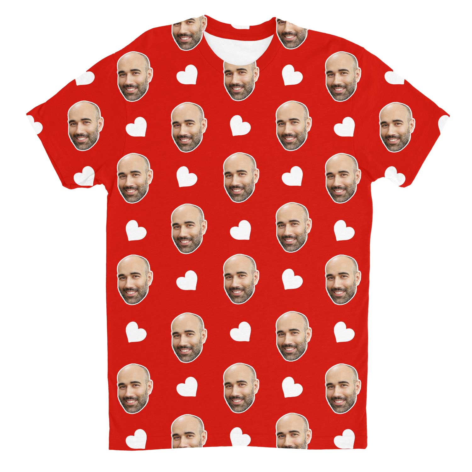 White Hearts Custom T-Shirt