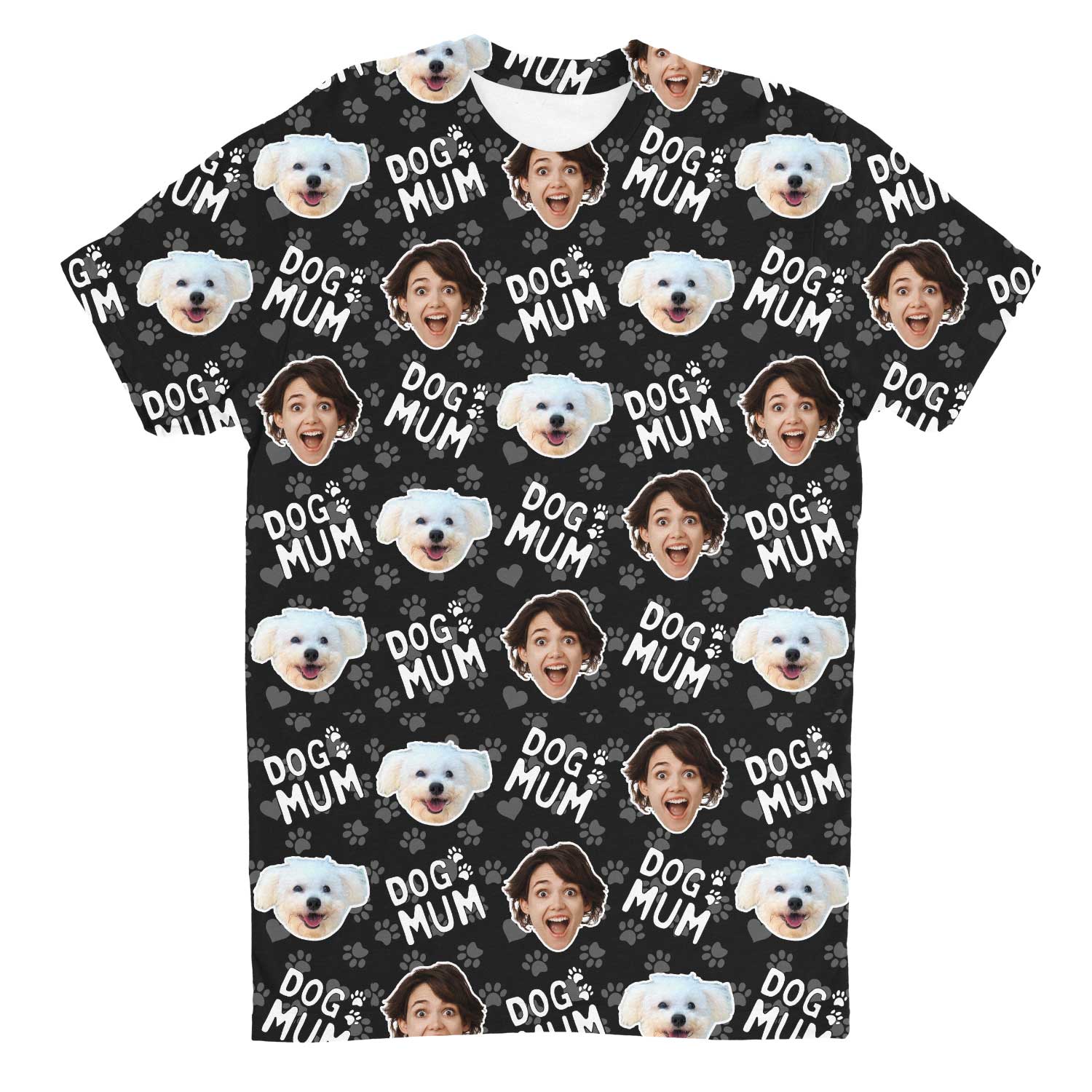 Dog Mum Custom T-Shirt