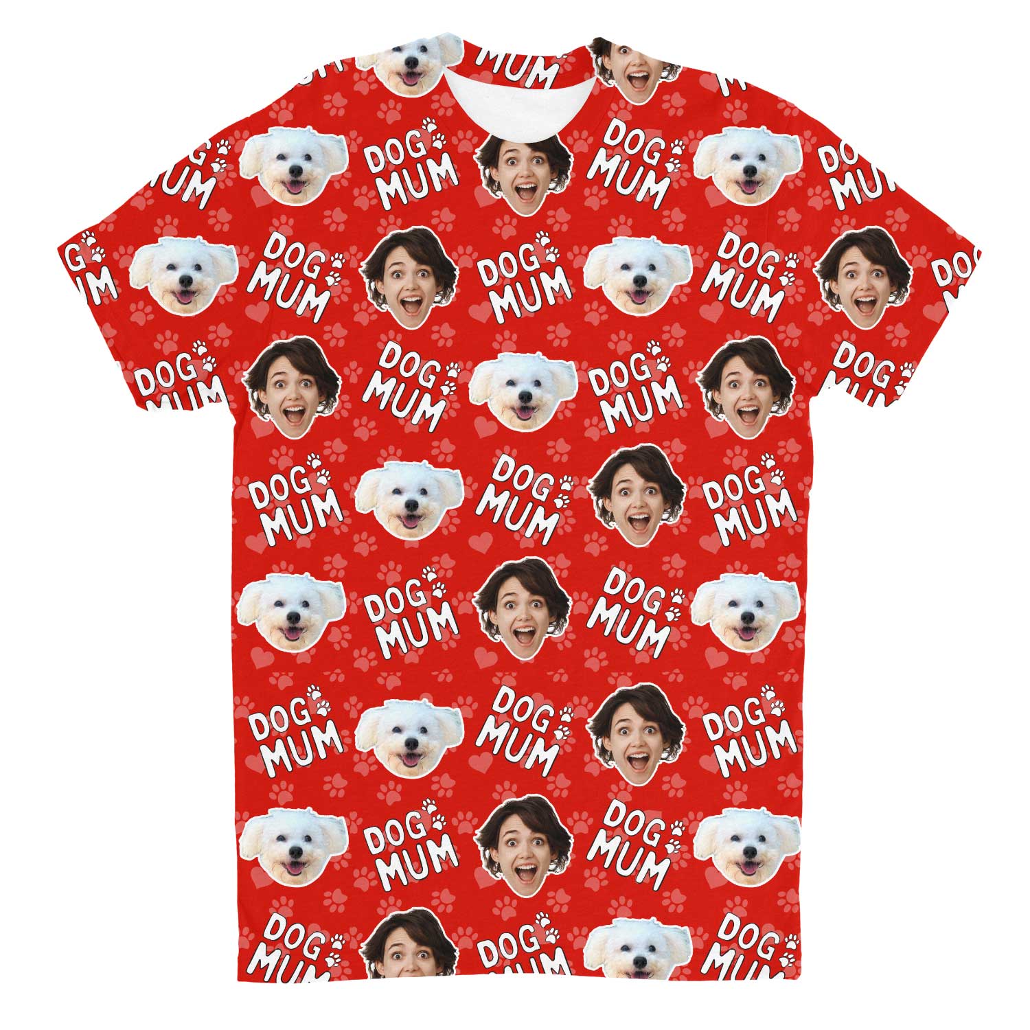 Dog Mum Custom T-Shirt