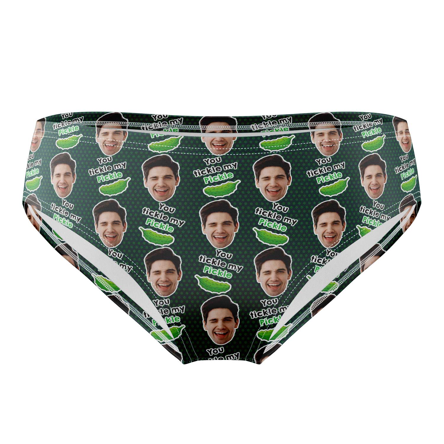 You Tickle My Pickle Personalised Face Swim Trunks