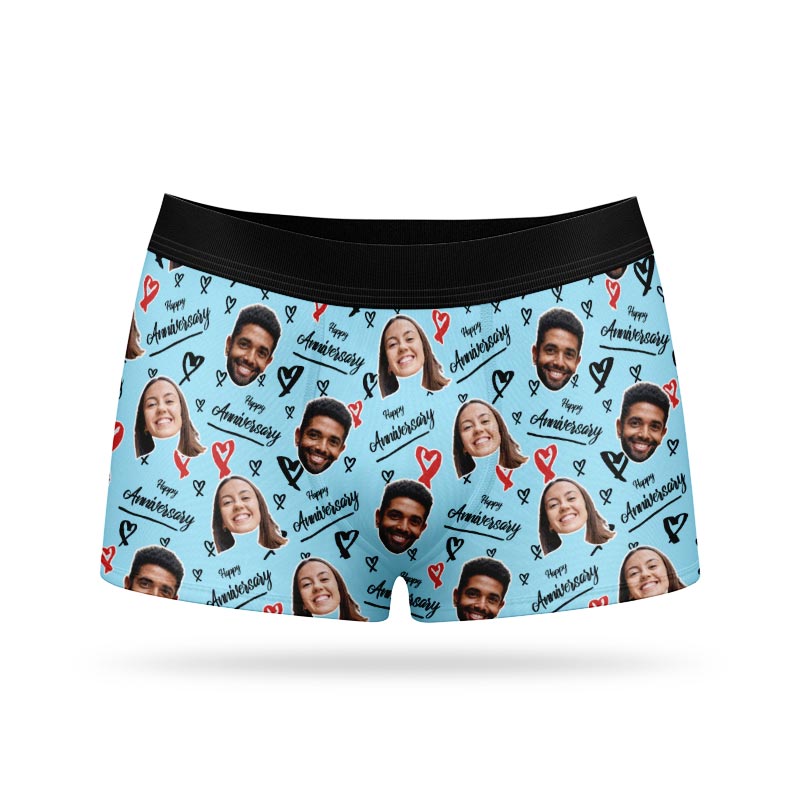 Happy Anniversary Personalised Boxers