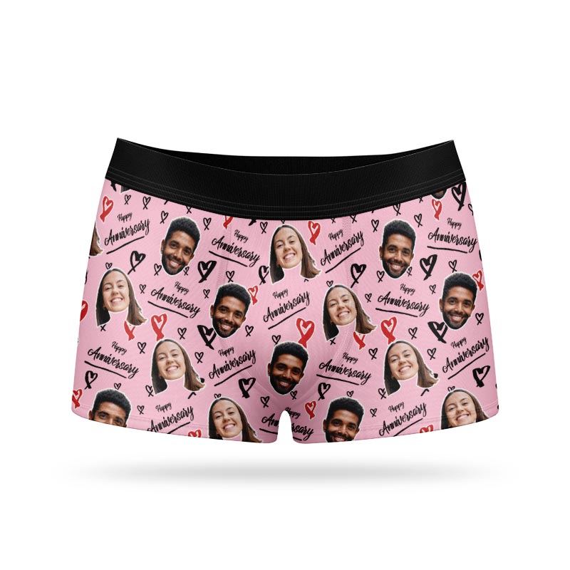 Happy Anniversary Personalised Boxers