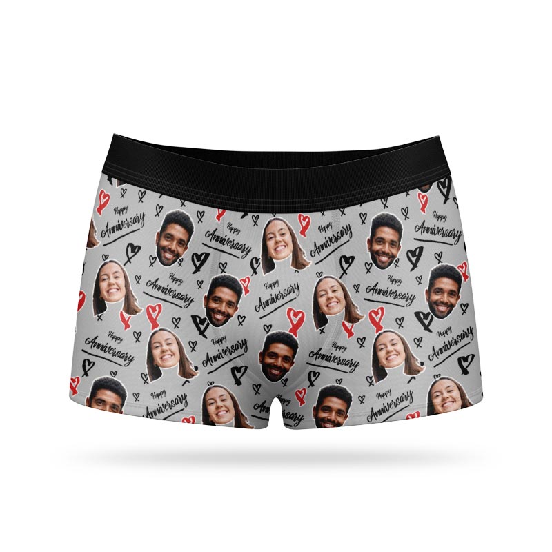 Happy Anniversary Personalised Boxers