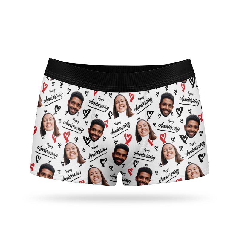 Happy Anniversary Personalised Boxers