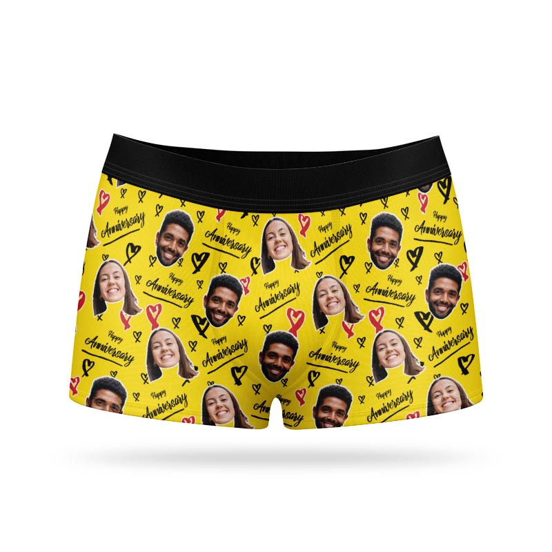 Happy Anniversary Personalised Boxers