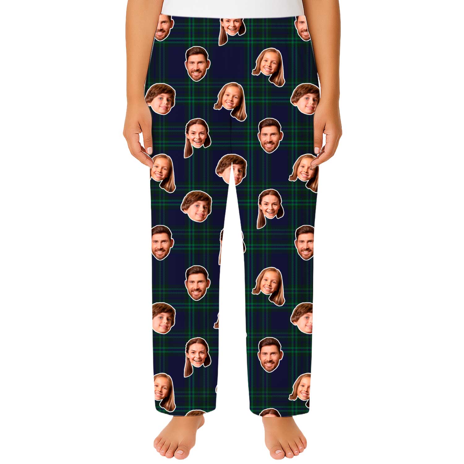 Navy Tartan Women's PJ Bottoms