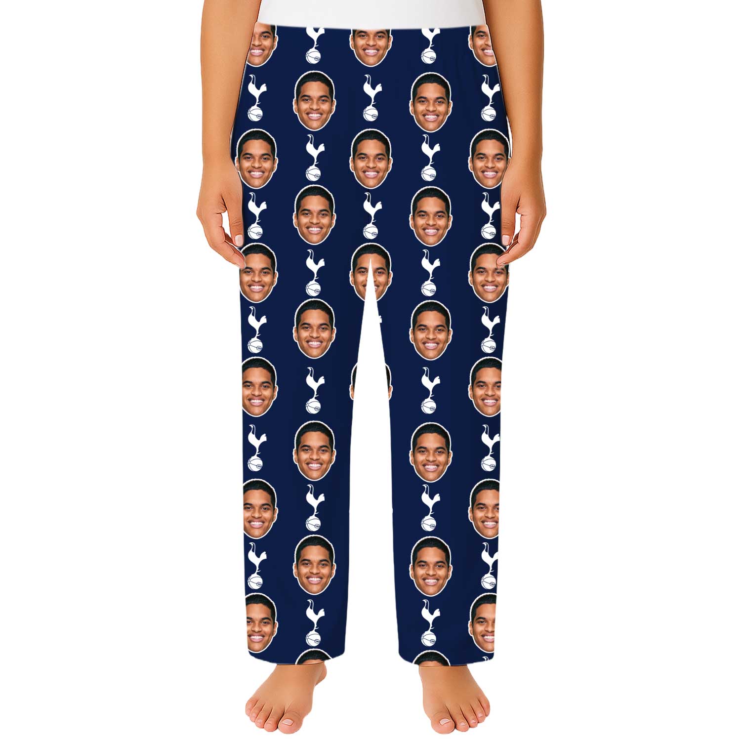 Spurs Navy Women's Personalised PJ Bottoms