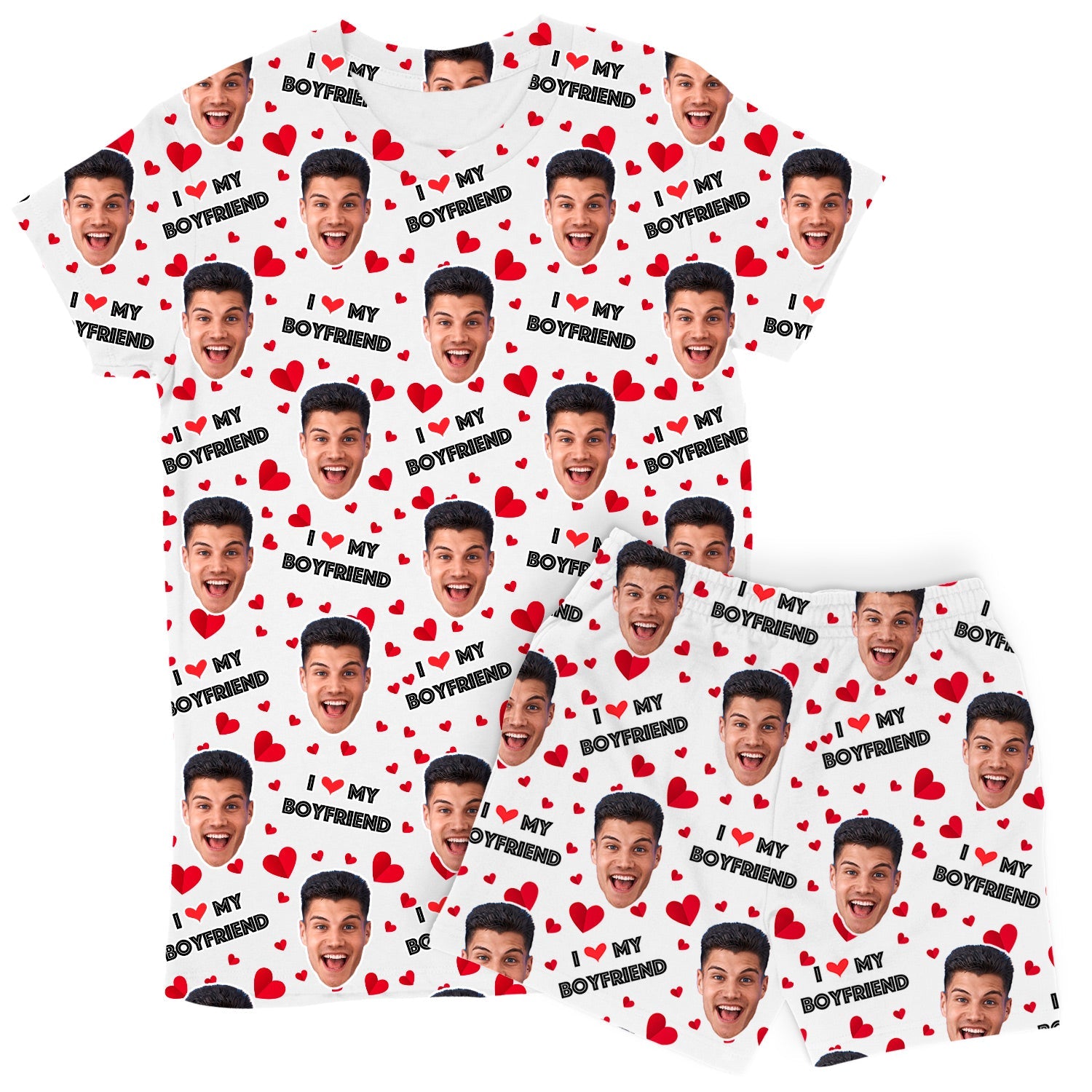 Custom Women's PJ shorts Set