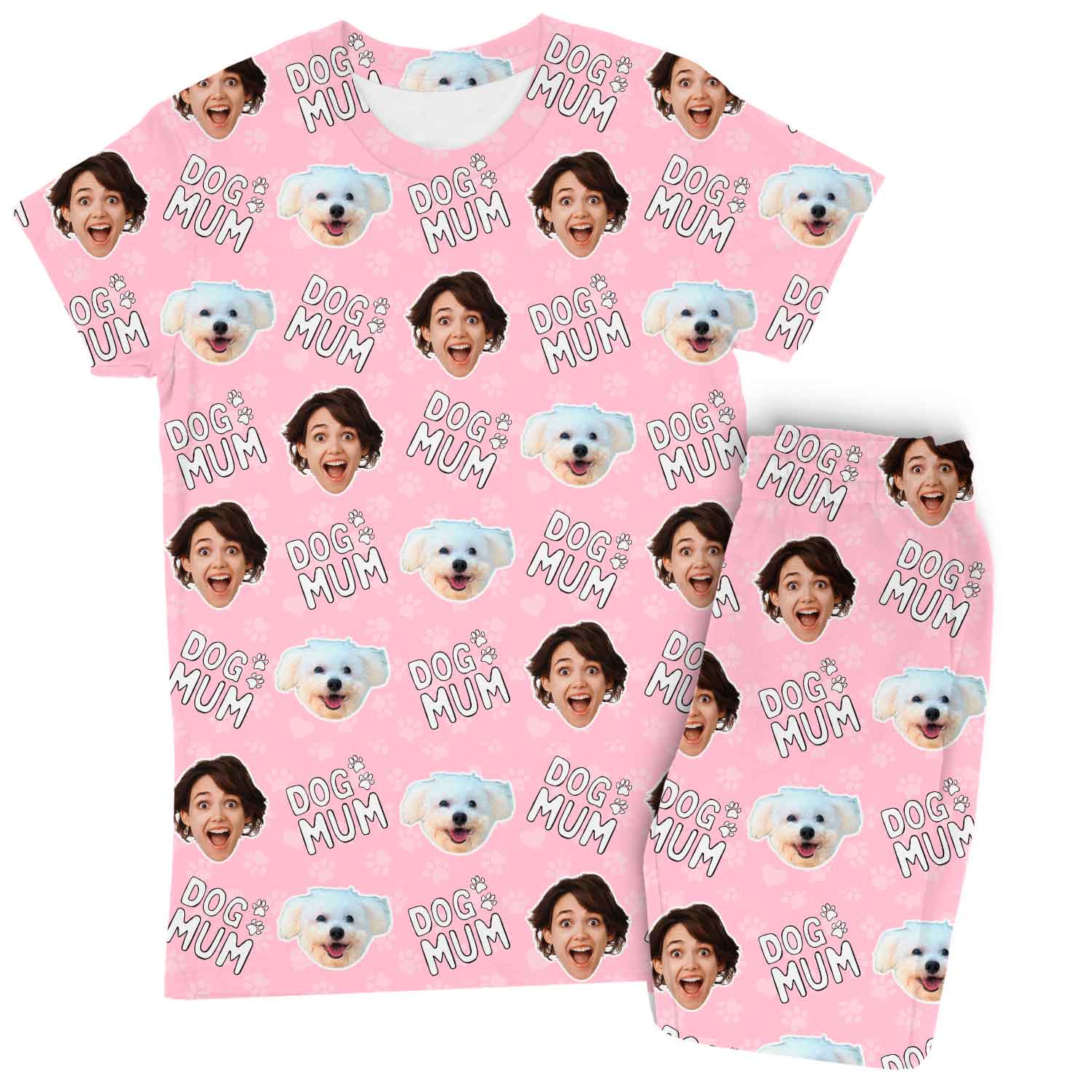 Women's Dog Mum Personalised Pyjamas - Trouser Set