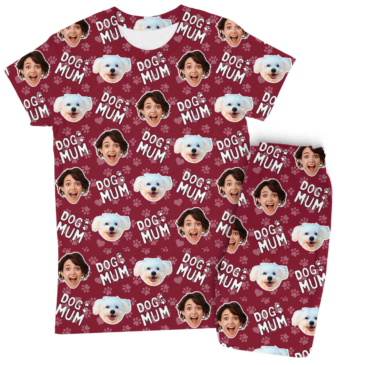 Women's Dog Mum Personalised Pyjamas - Trouser Set