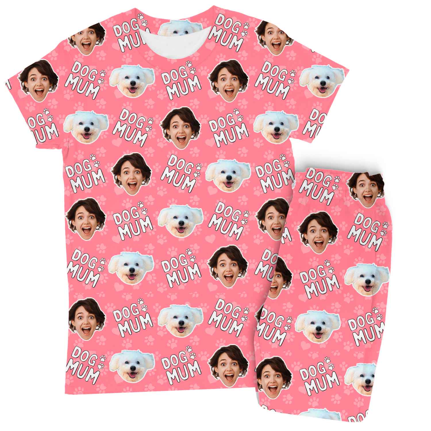 Women's Dog Mum Personalised Pyjamas - Trouser Set