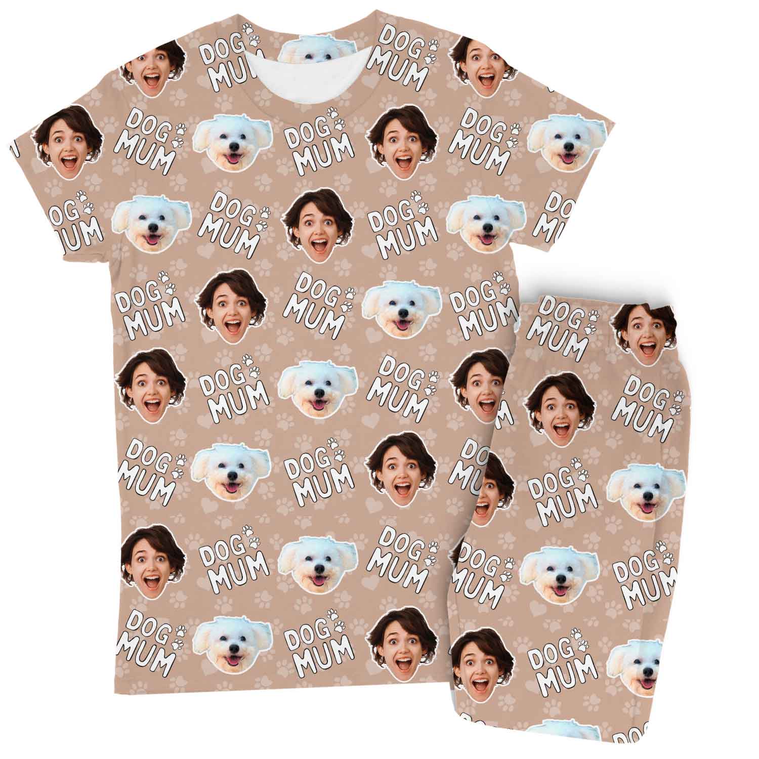 Women's Dog Mum Personalised Pyjamas - Trouser Set