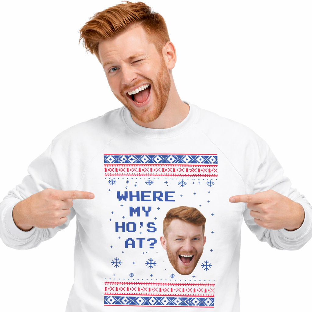 Where My Ho's At Christmas Jumper