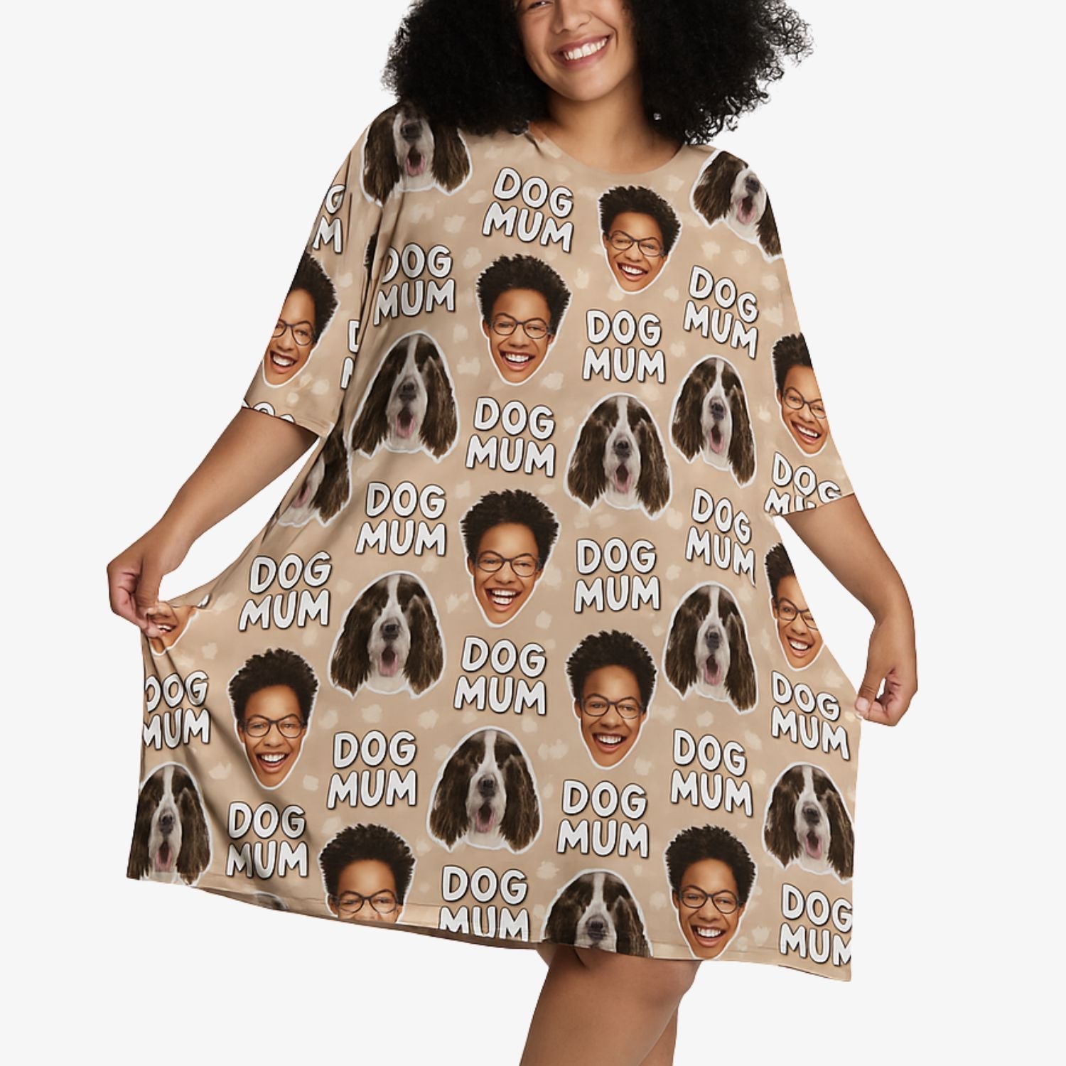 Dog Mum Custom Sleep Tee