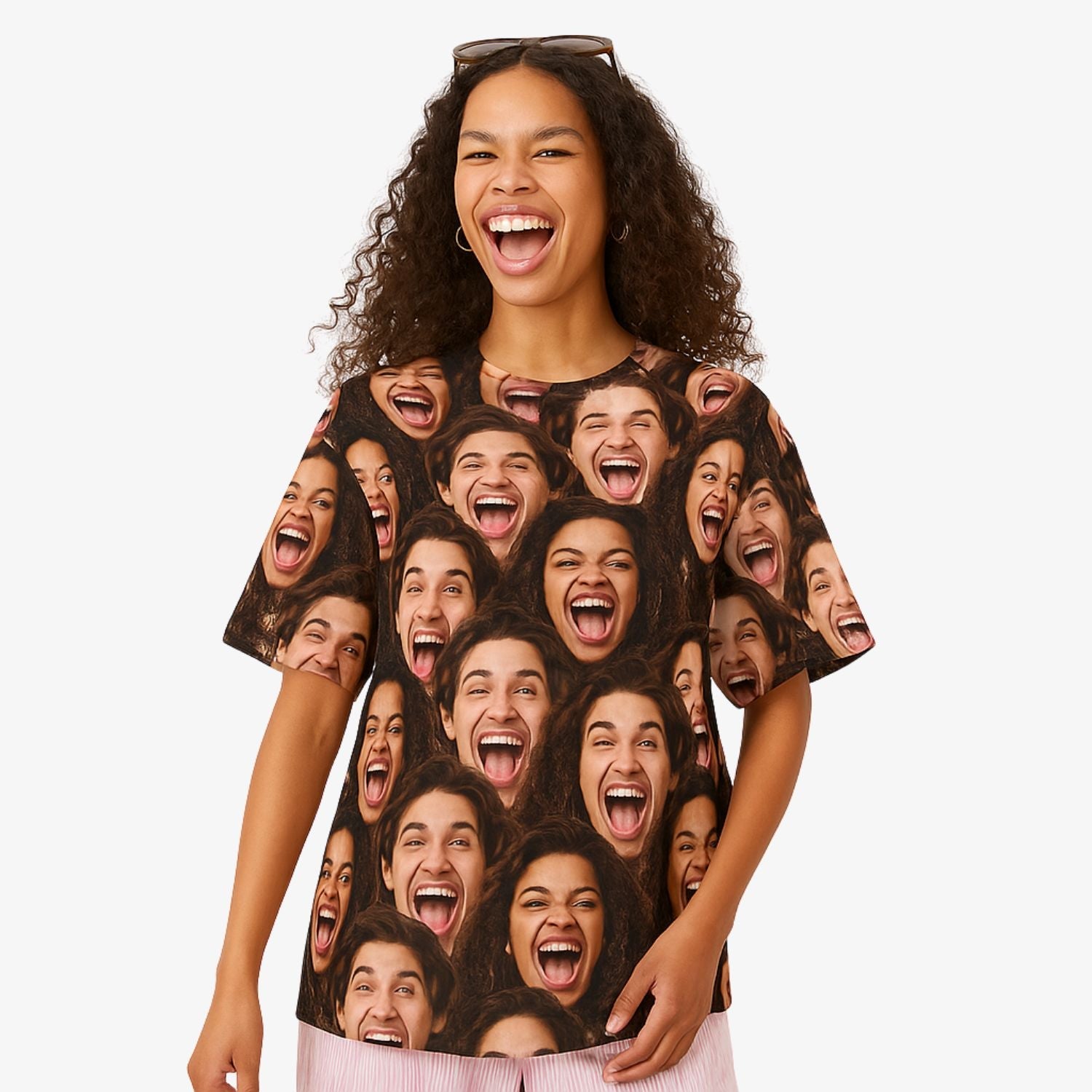 Couples Face Mash T-Shirt