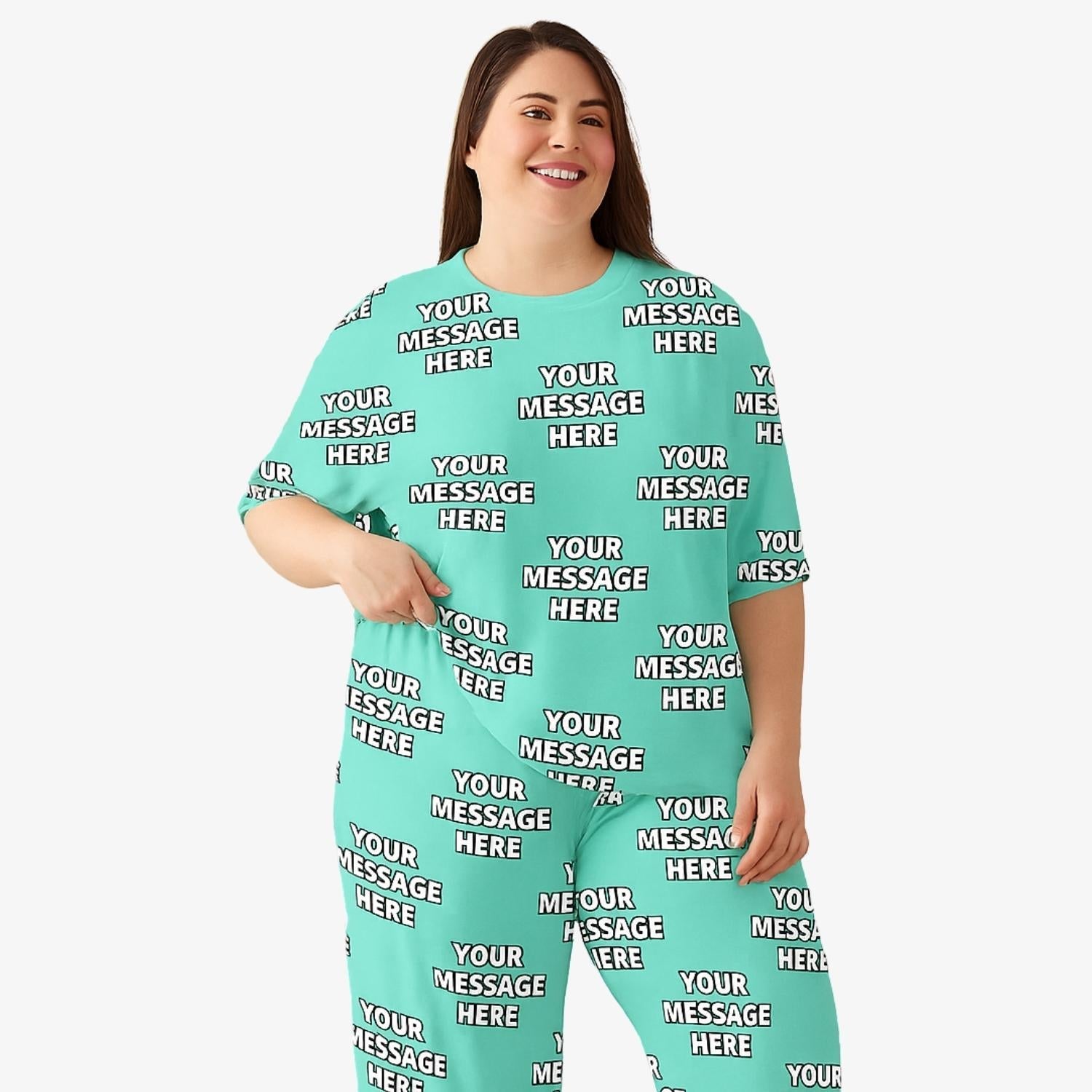 Women's Personalised Message Pyjamas