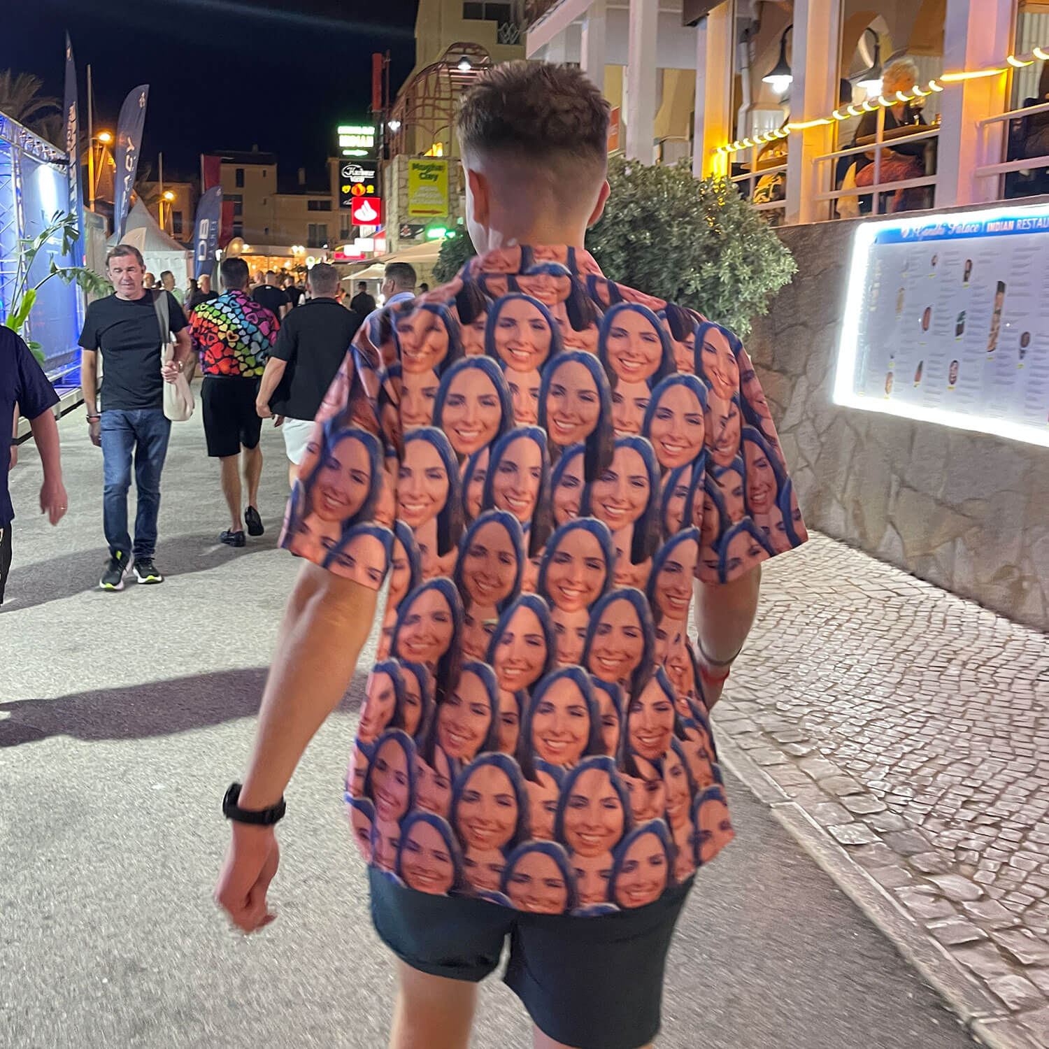 Face Mash Custom Hawaiian Shirt