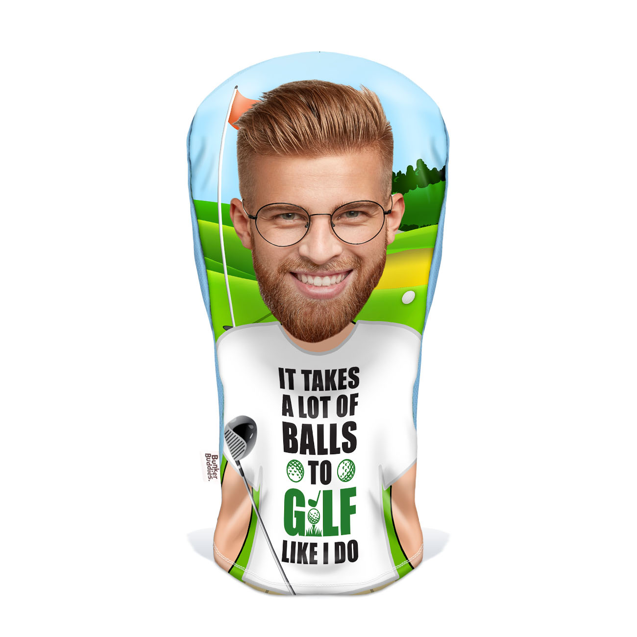 It Takes A Lot Of Balls To Golf Like I Do Personalised Golf Head Cover